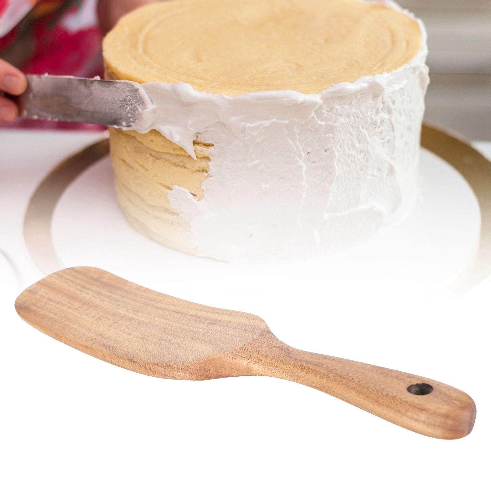 Teak Spatula Home Cooking Food Grade Wooden Frying Shovel Cookware for Kitchen view 11