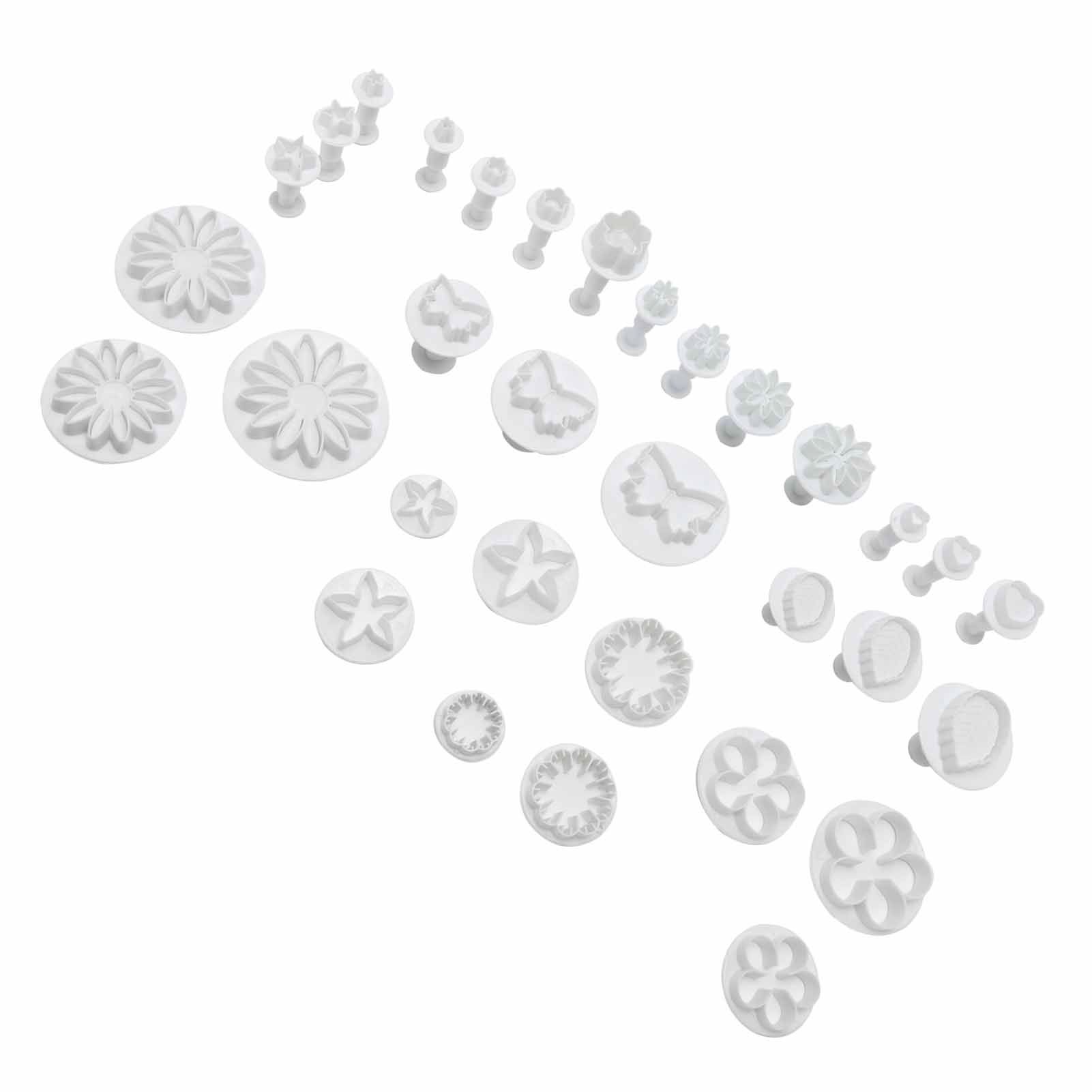 33Pcs/Set Fondant Cake Baking Tool DIY Biscuits Cookies Mold Cooking Tool view 3