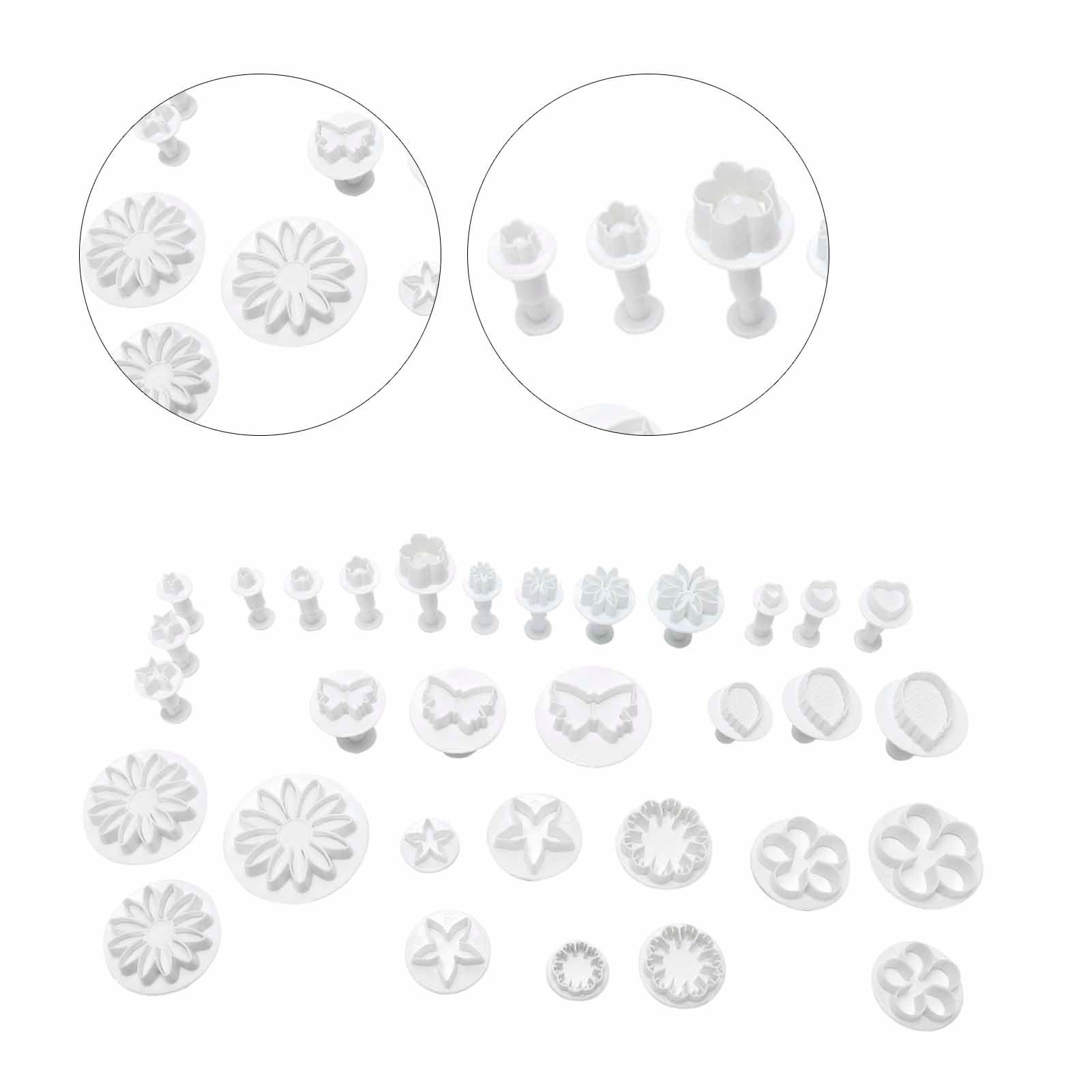 33Pcs/Set Fondant Cake Baking Tool DIY Biscuits Cookies Mold Cooking Tool view 5