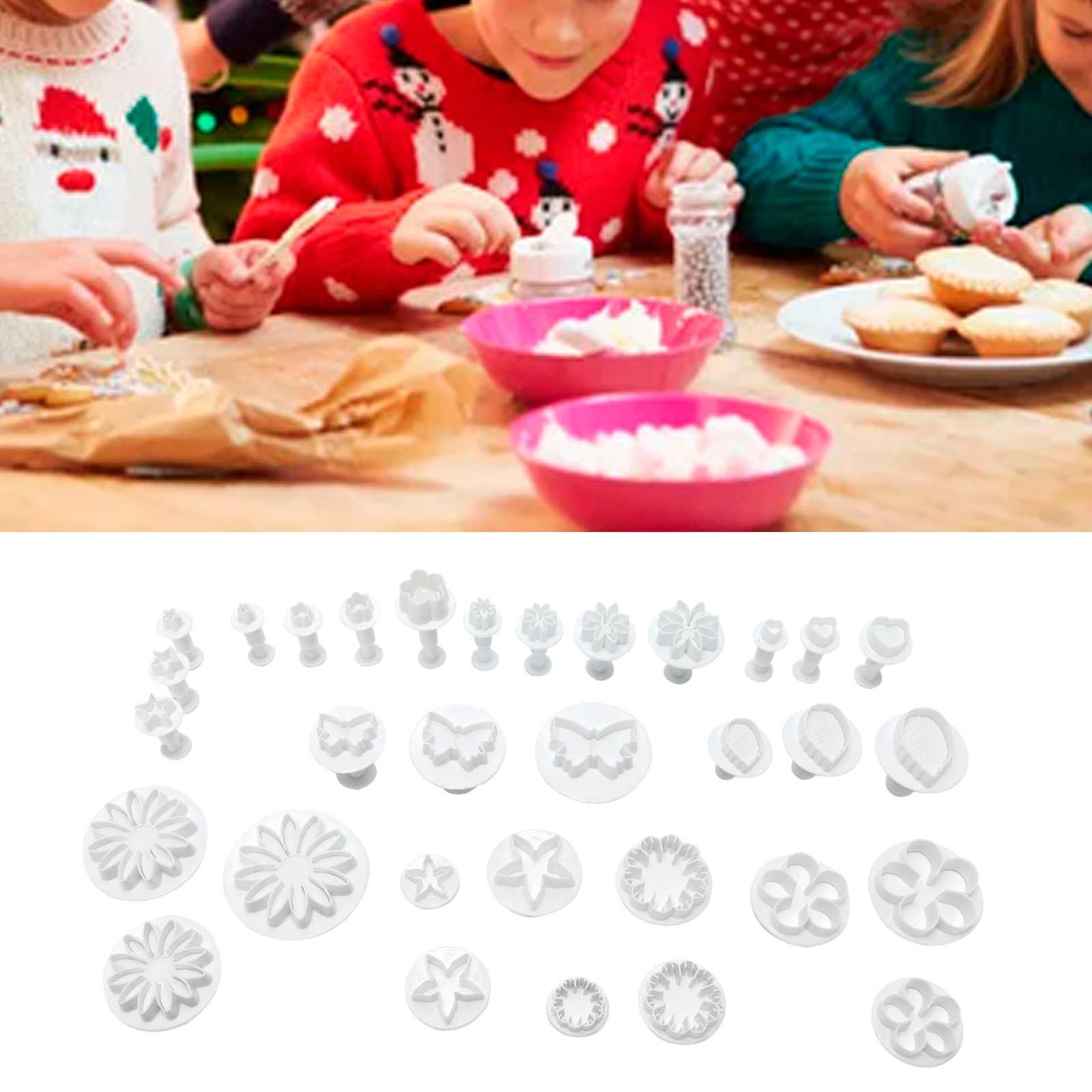 33Pcs/Set Fondant Cake Baking Tool DIY Biscuits Cookies Mold Cooking Tool view 12