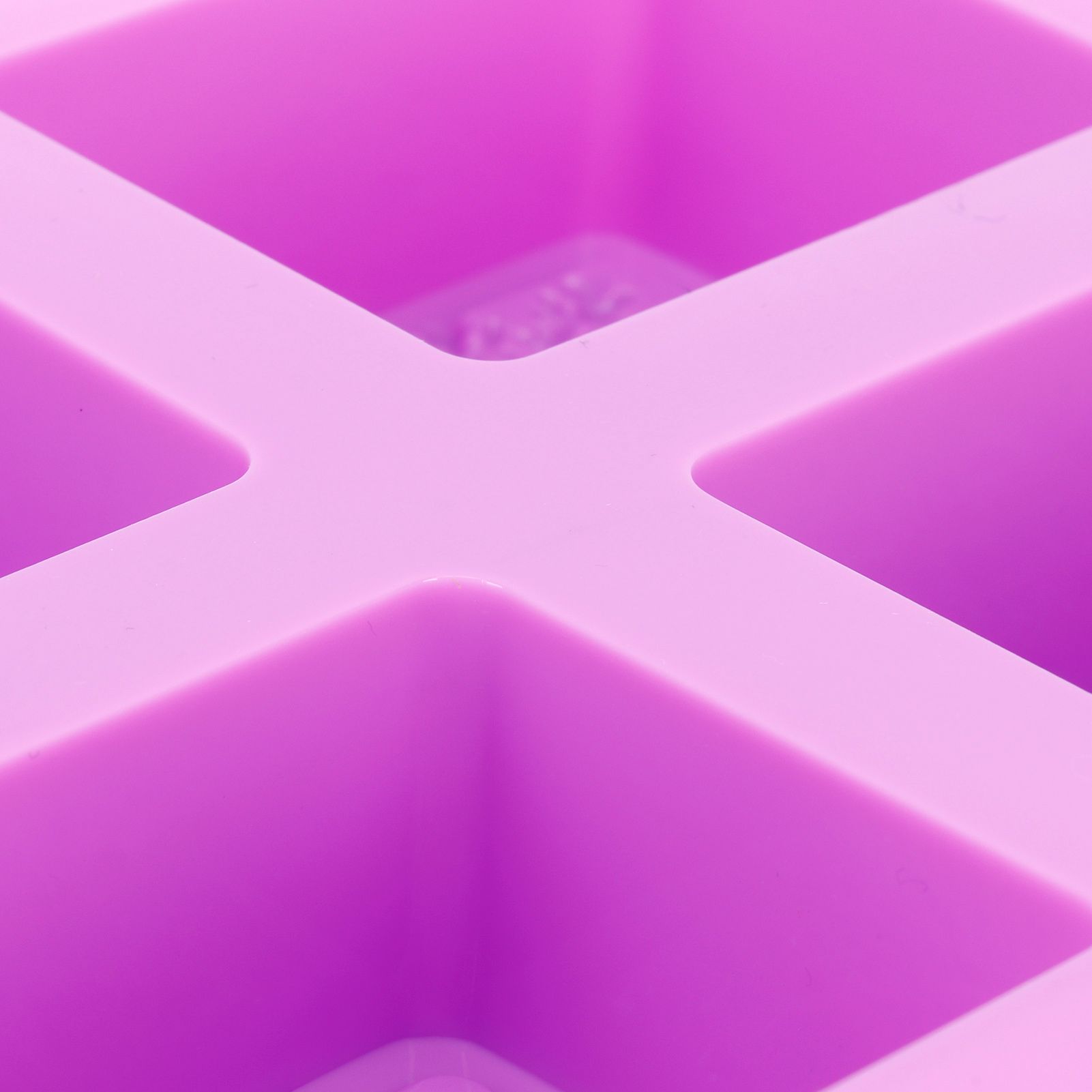 4Gird Purple Silicone HandMade Soap Mold High Temperature Resistant DIY Cake view 14