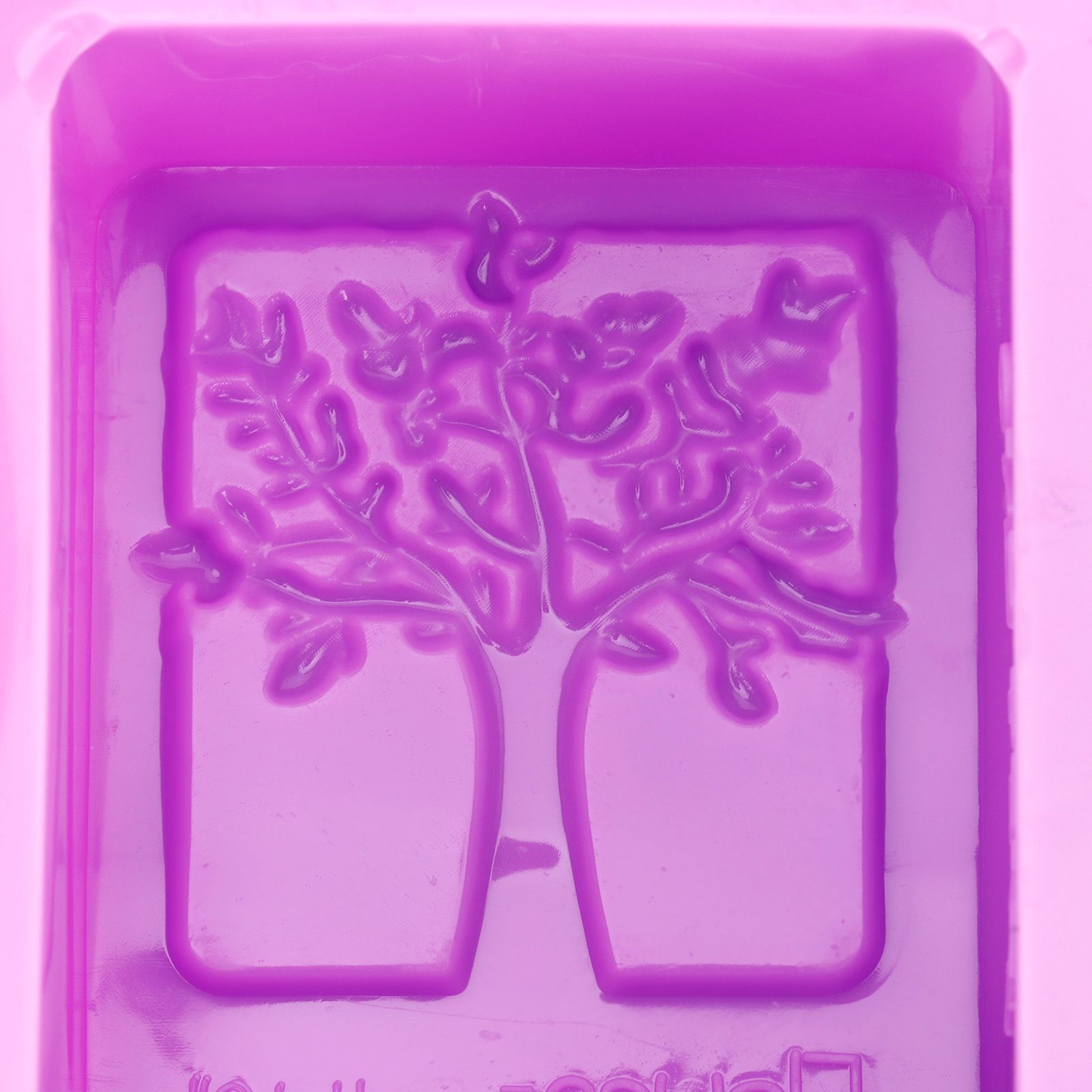 4Gird Purple Silicone HandMade Soap Mold High Temperature Resistant DIY Cake view 15