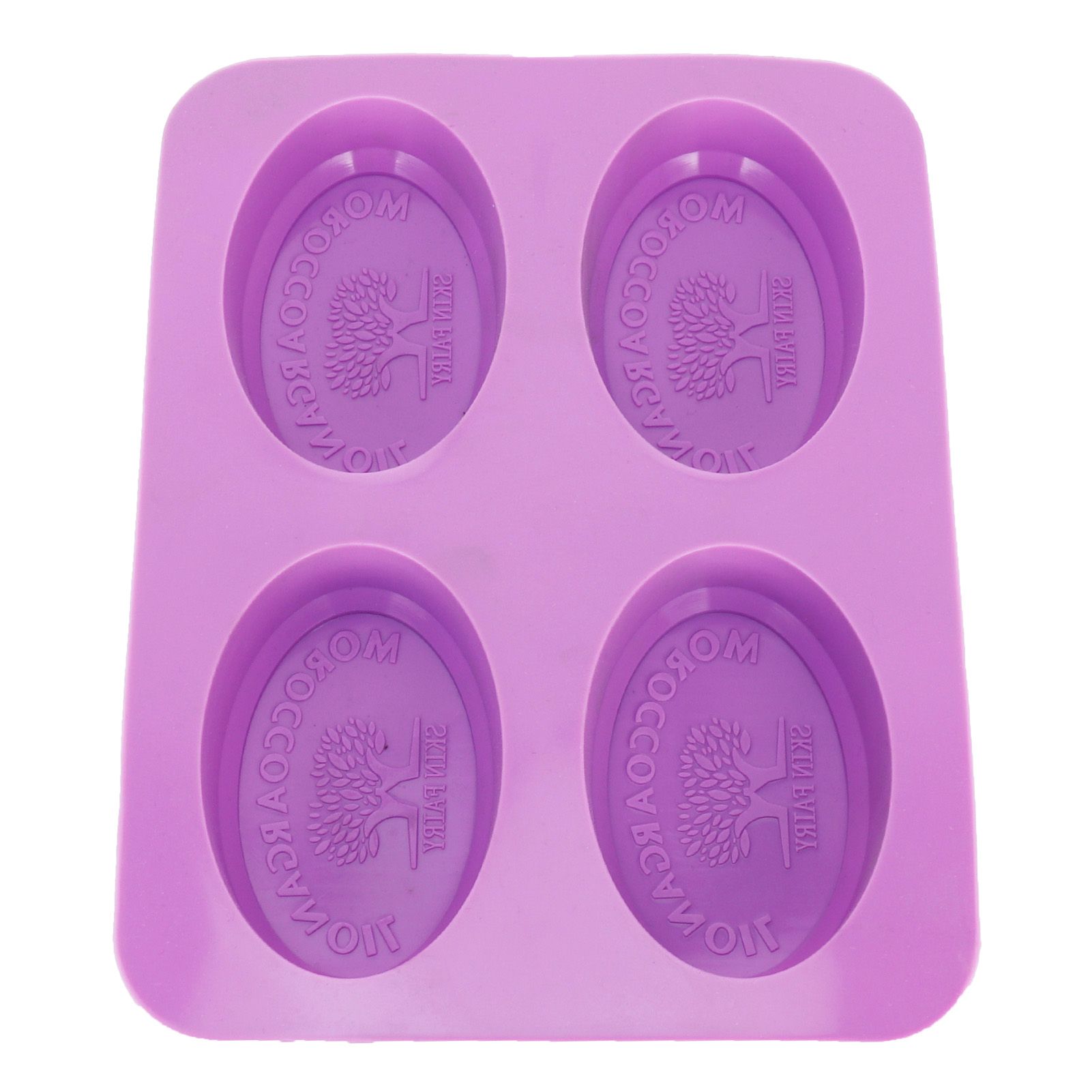 4Gird Silicone Cake Mold Oval Aroma Candle HandMade Soap Mold for DIY Baking Tool view 3