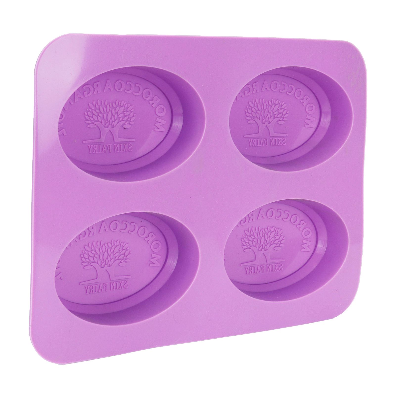 4Gird Silicone Cake Mold Oval Aroma Candle HandMade Soap Mold for DIY Baking Tool view 4