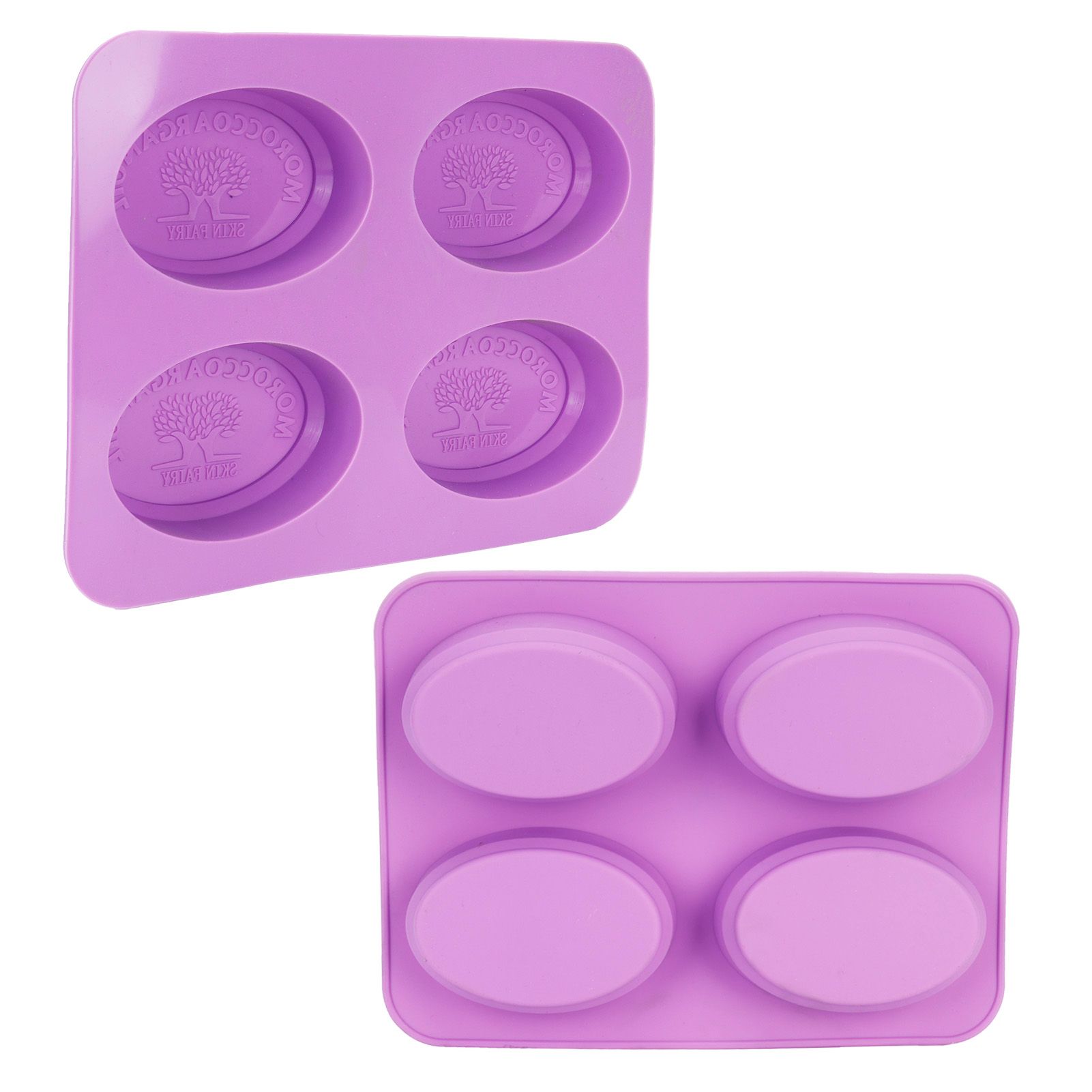 4Gird Silicone Cake Mold Oval Aroma Candle HandMade Soap Mold for DIY Baking Tool view 8