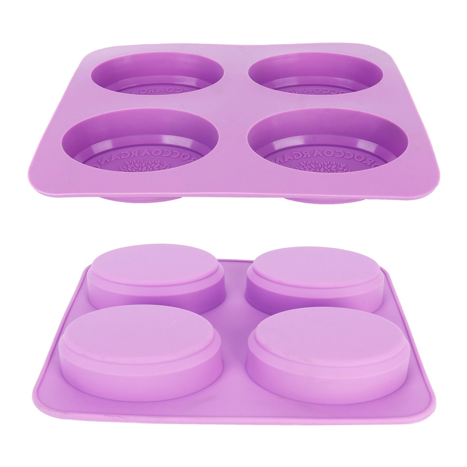 4Gird Silicone Cake Mold Oval Aroma Candle HandMade Soap Mold for DIY Baking Tool view 9