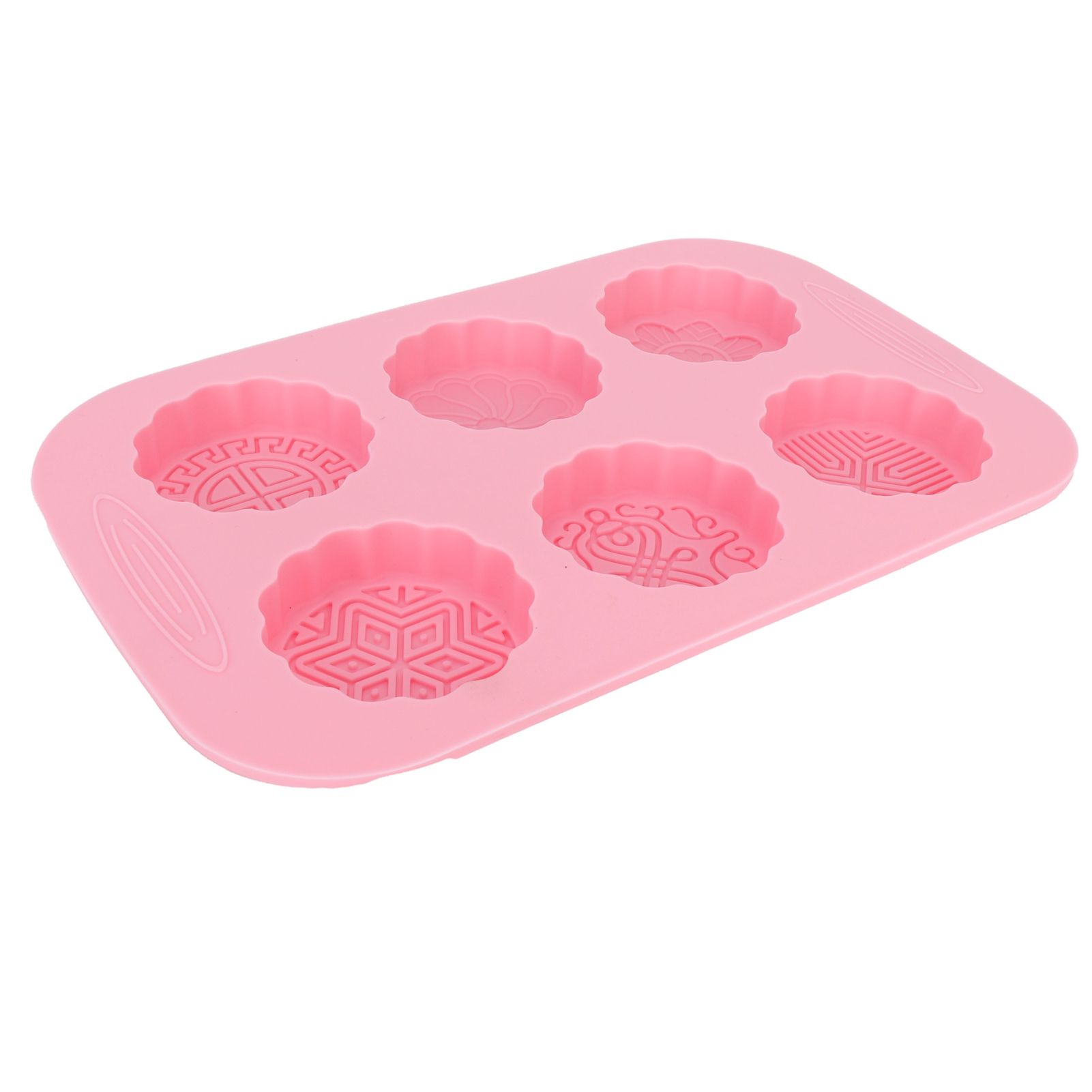 6Grid Mooncake Silicone Mold DIY Baking HandMade Soap Mold for Dessert Kitchen view 6