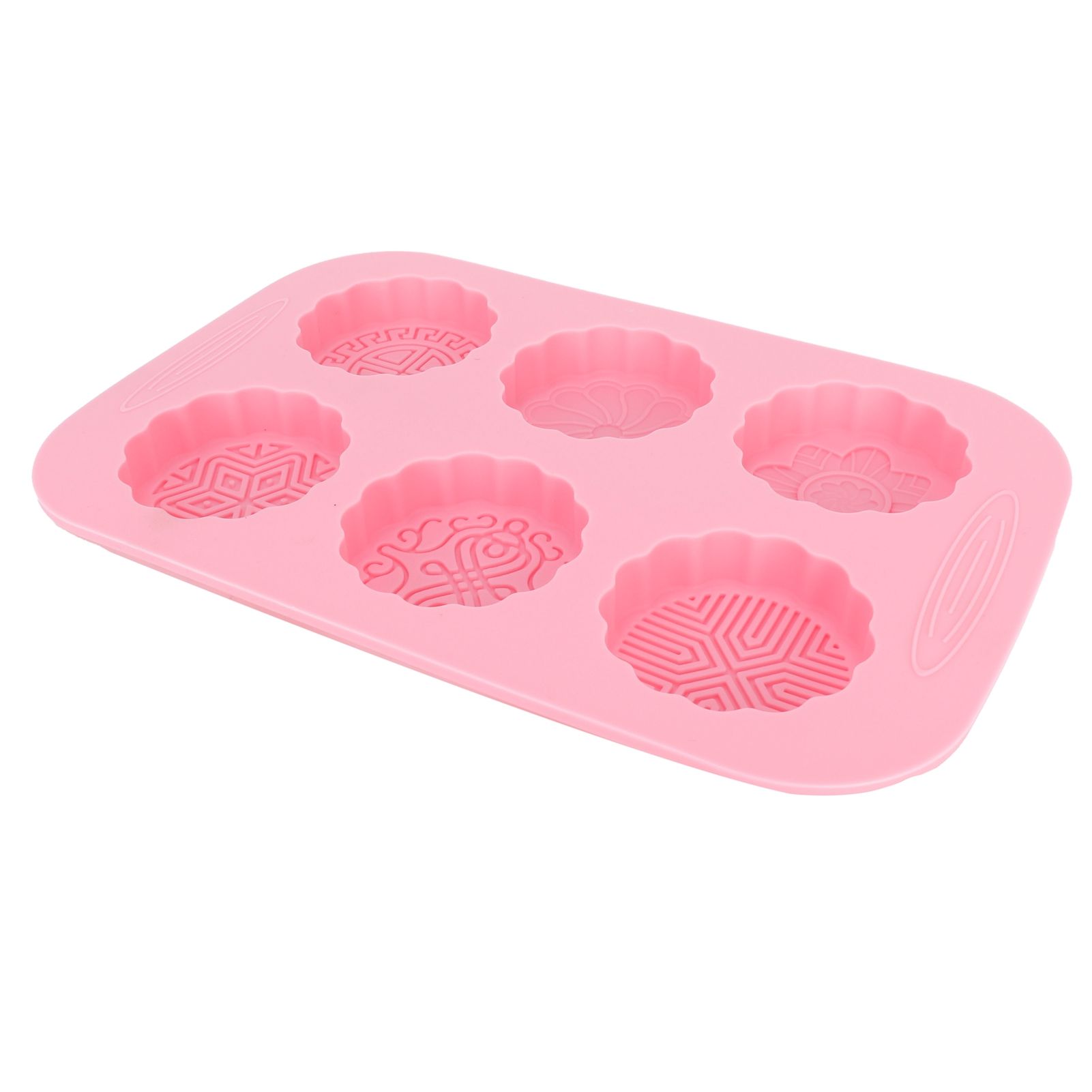6Grid Mooncake Silicone Mold DIY Baking HandMade Soap Mold for Dessert Kitchen view 7