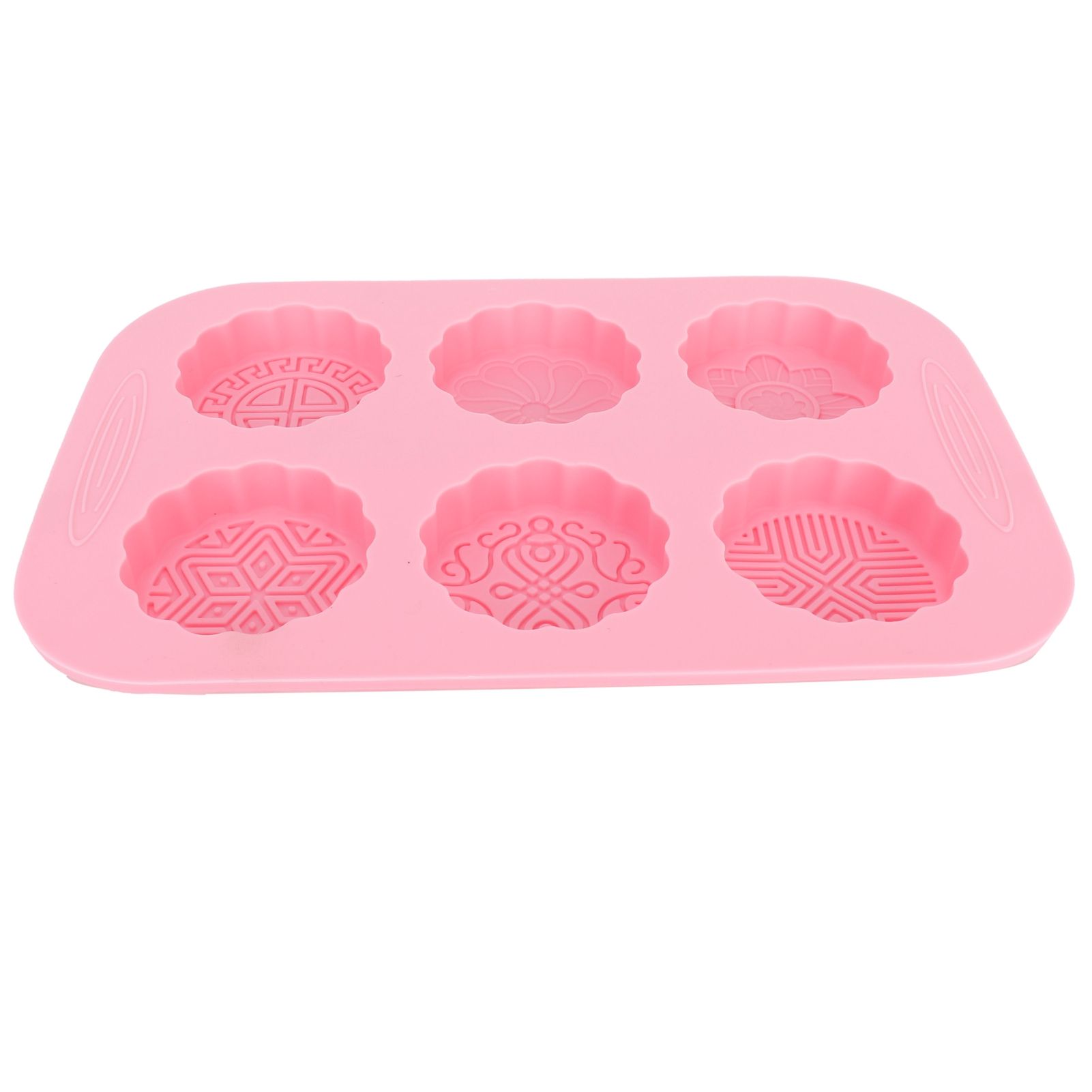 6Grid Mooncake Silicone Mold DIY Baking HandMade Soap Mold for Dessert Kitchen view 8