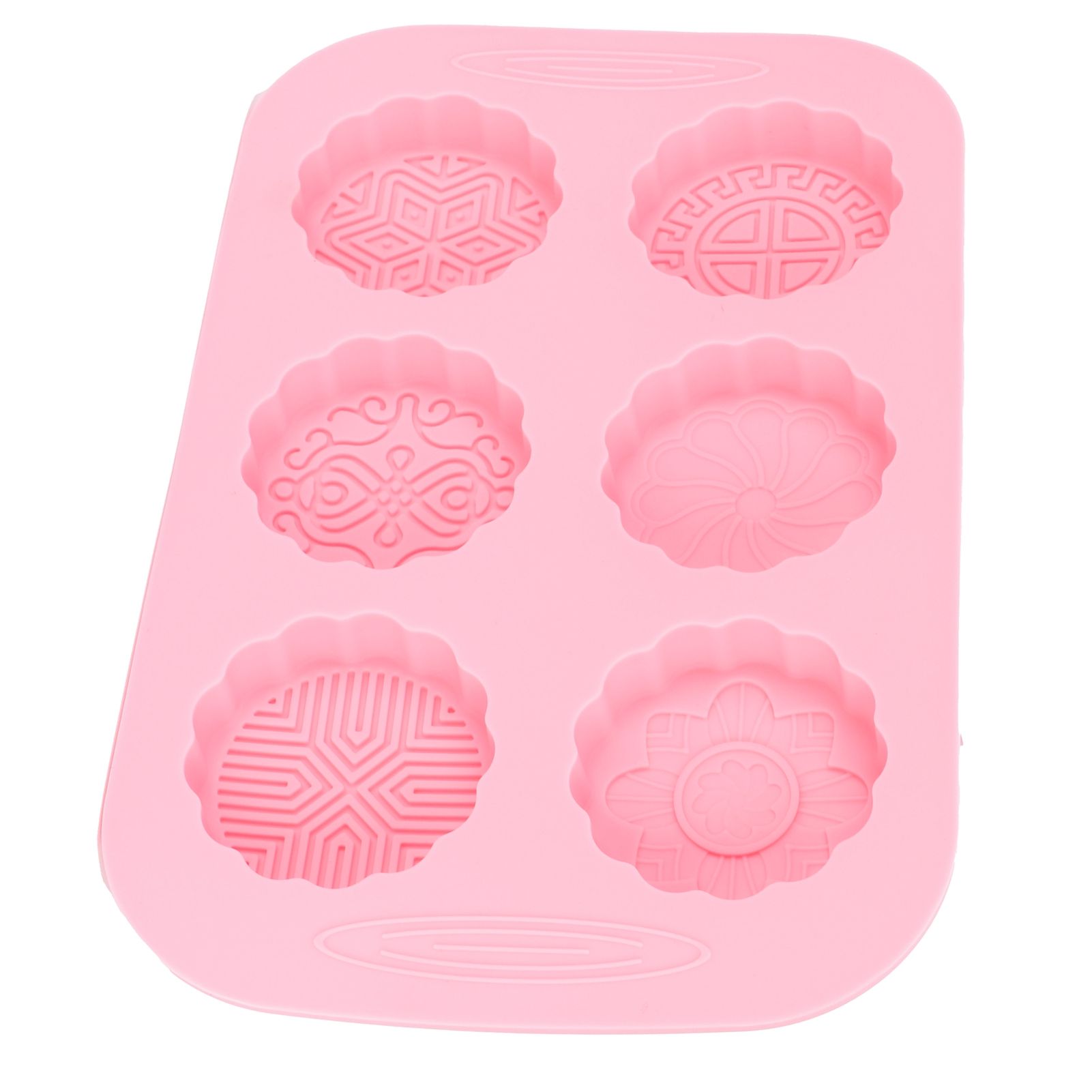 6Grid Mooncake Silicone Mold DIY Baking HandMade Soap Mold for Dessert Kitchen view 9