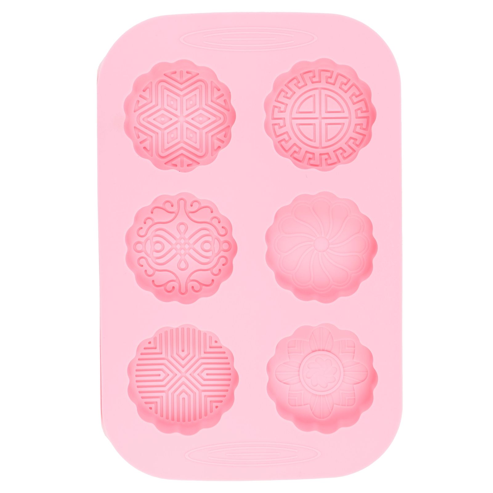 6Grid Mooncake Silicone Mold DIY Baking HandMade Soap Mold for Dessert Kitchen view 10