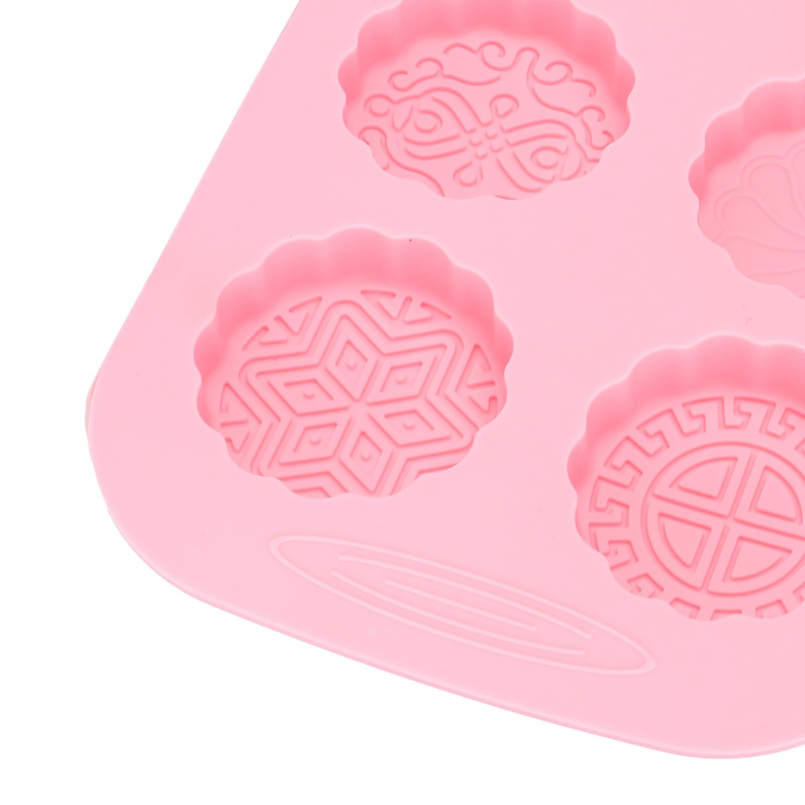 6Grid Mooncake Silicone Mold DIY Baking HandMade Soap Mold for Dessert Kitchen view 13