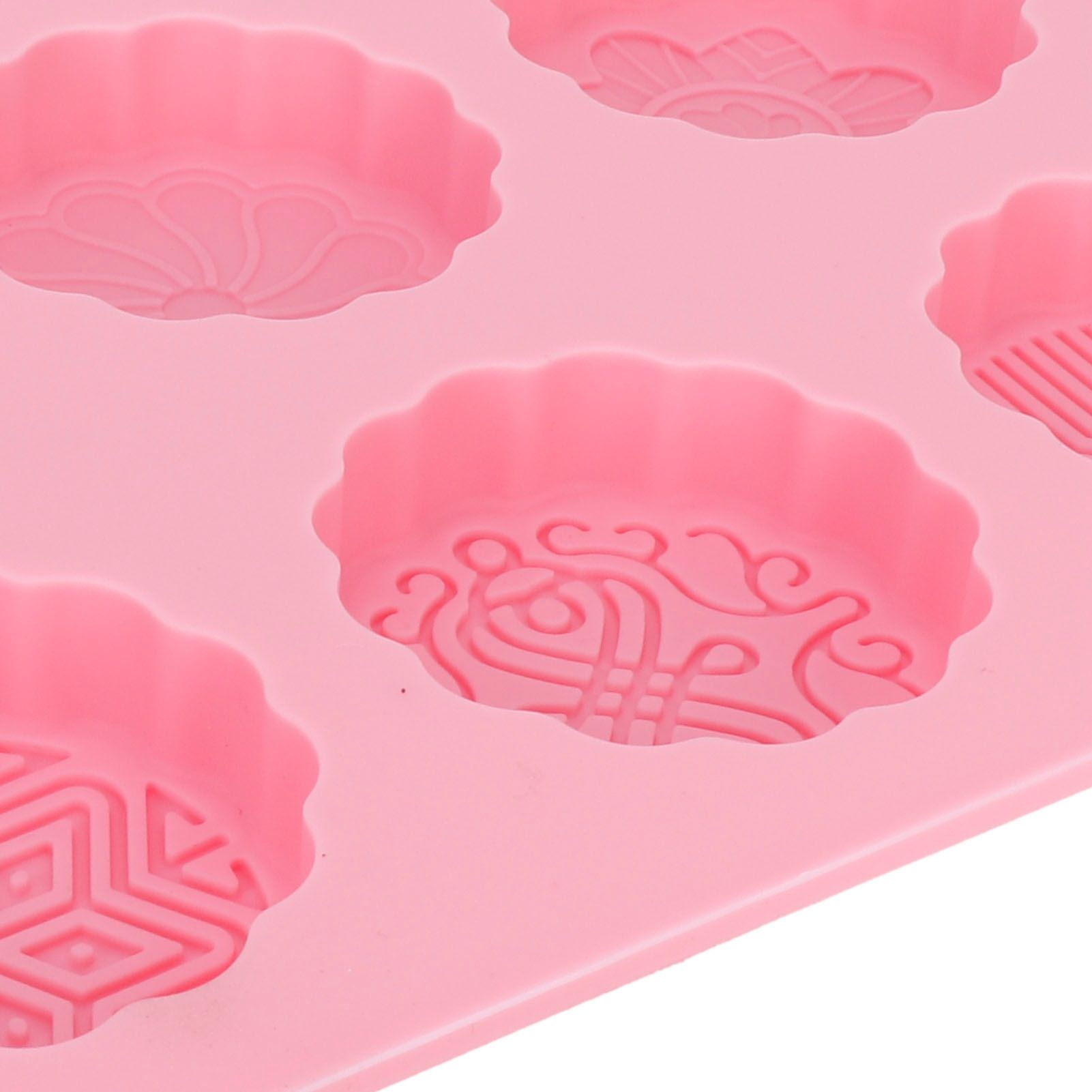 6Grid Mooncake Silicone Mold DIY Baking HandMade Soap Mold for Dessert Kitchen view 14