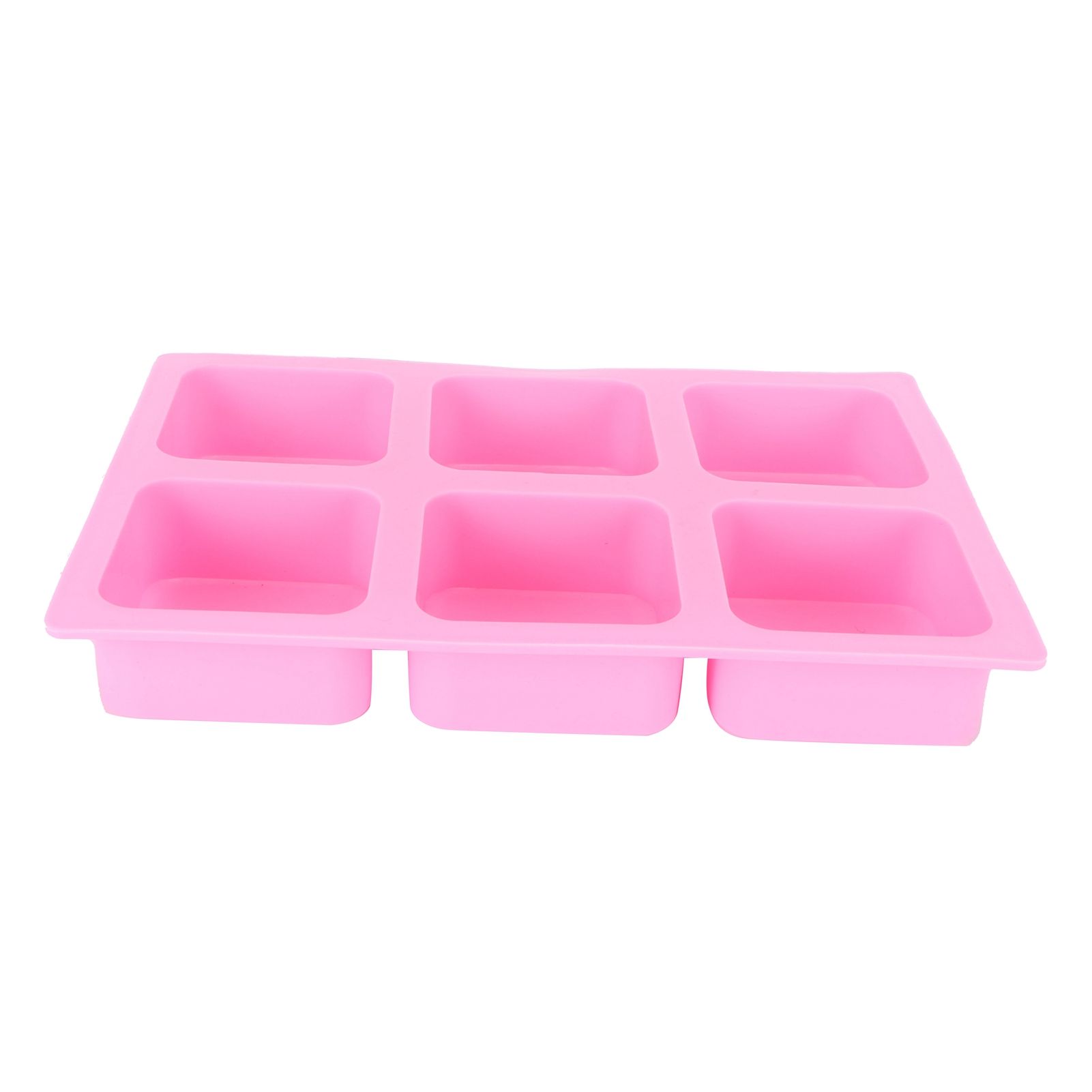 6‑Grid Square Mold Silicone Cake Aroma Hand Making Soap Mould DIY Tool for