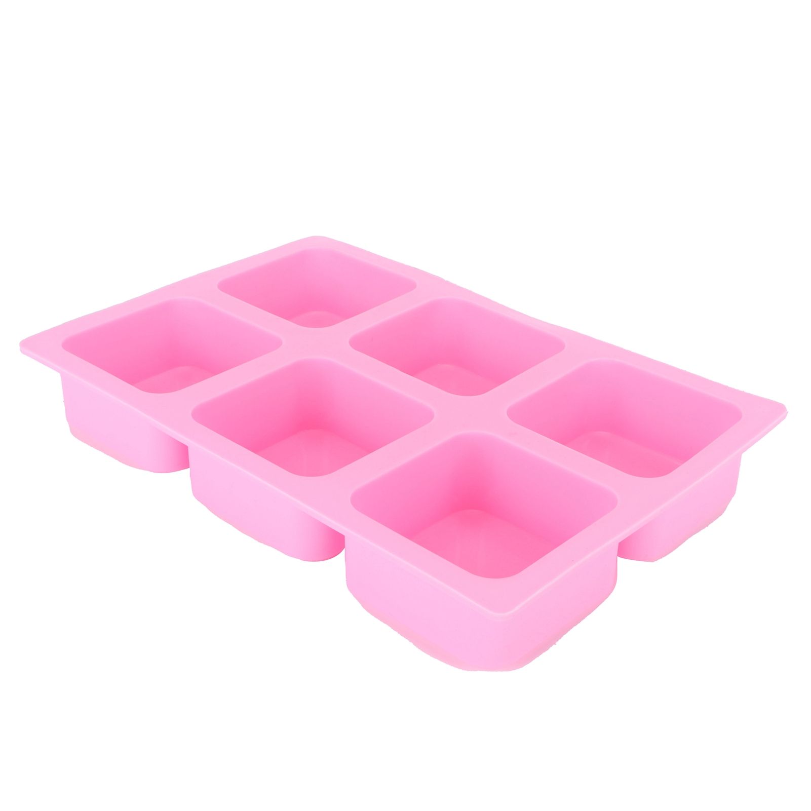 6‑Grid Square Mold Silicone Cake Aroma Hand Making Soap Mould DIY Tool for view 2