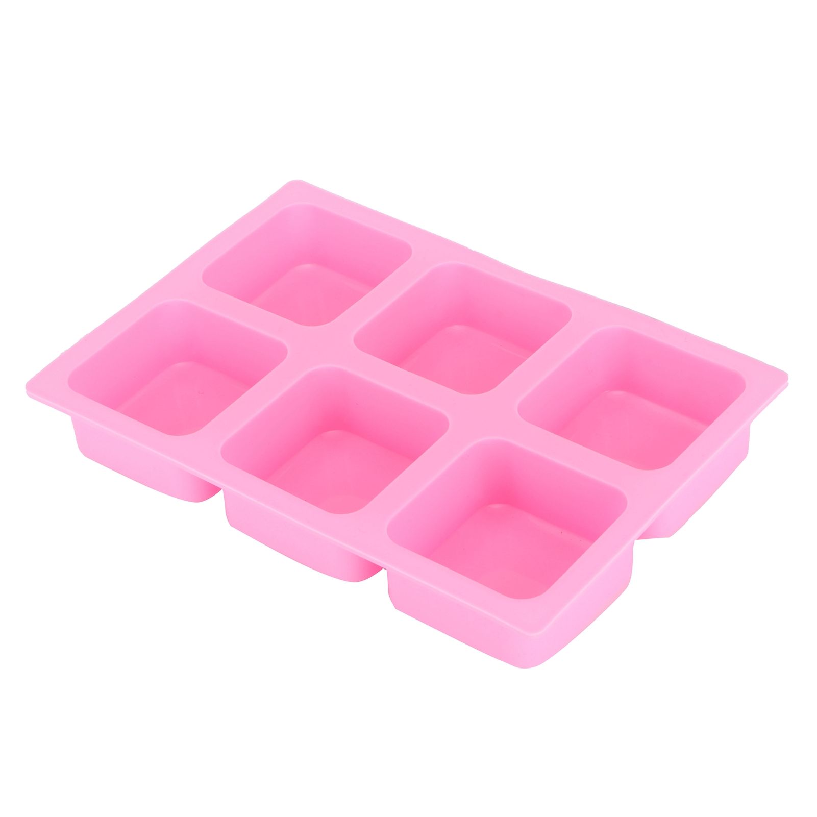 6‑Grid Square Mold Silicone Cake Aroma Hand Making Soap Mould DIY Tool for view 8