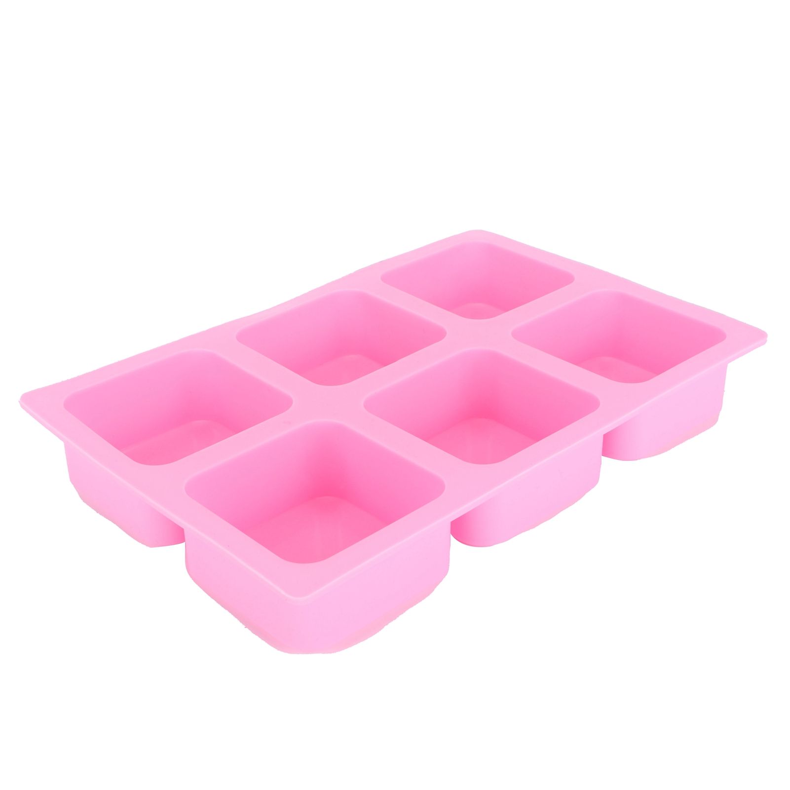 6‑Grid Square Mold Silicone Cake Aroma Hand Making Soap Mould DIY Tool for view 9