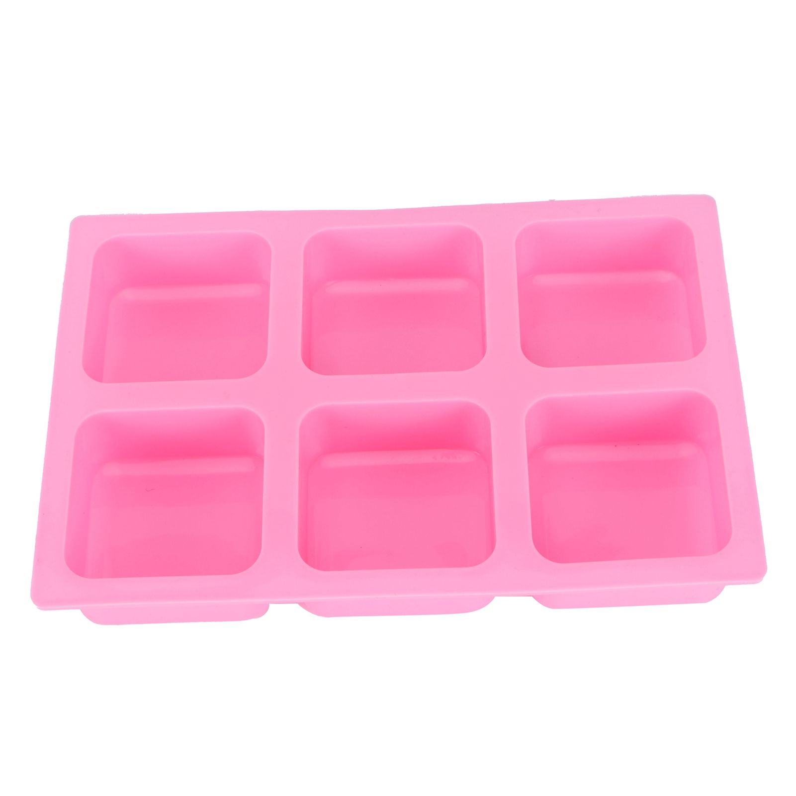 6‑Grid Square Mold Silicone Cake Aroma Hand Making Soap Mould DIY Tool for view 10