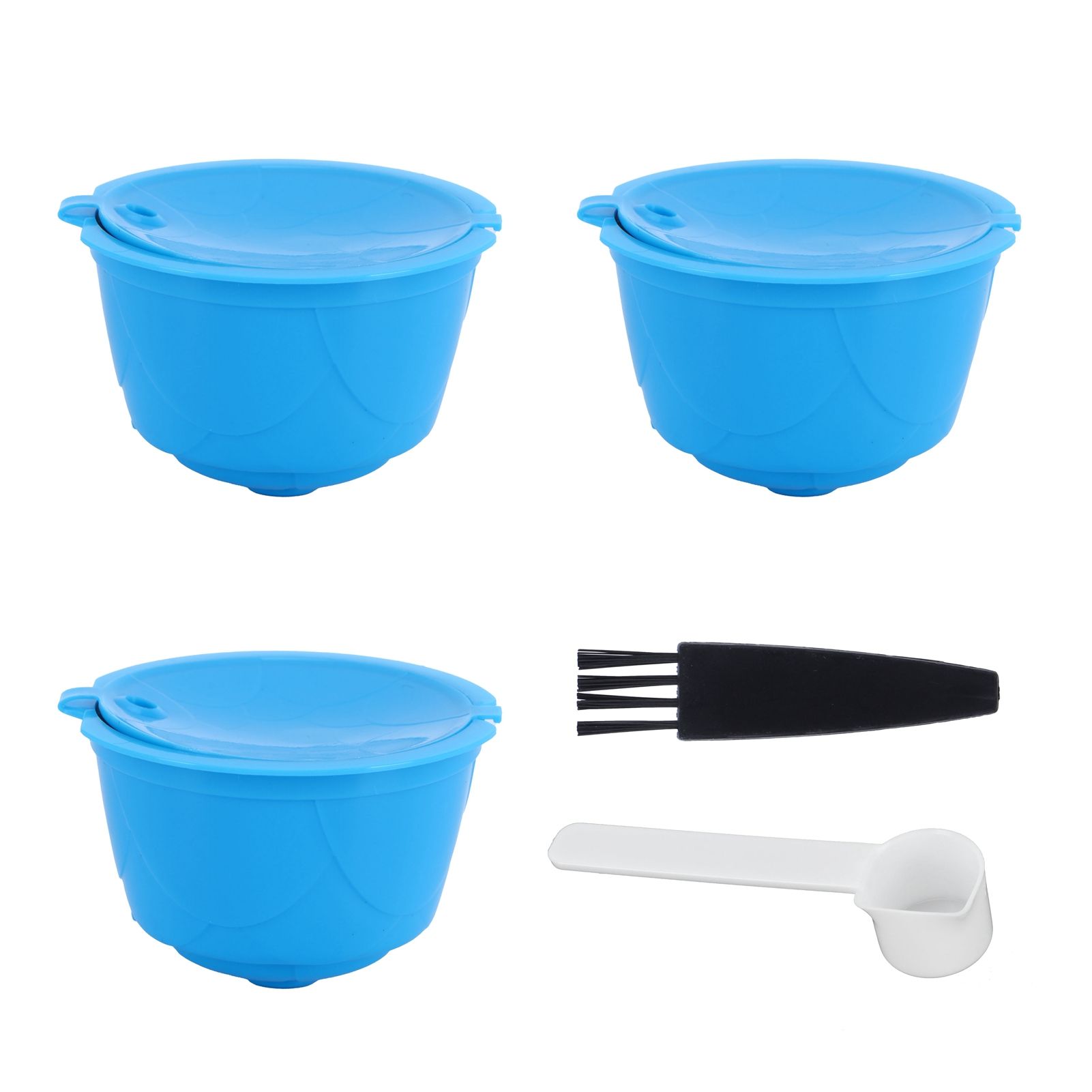 Refillable Coffee Capsule Filter Cup Kit Accessories for DOLCE GUSTO Coffee