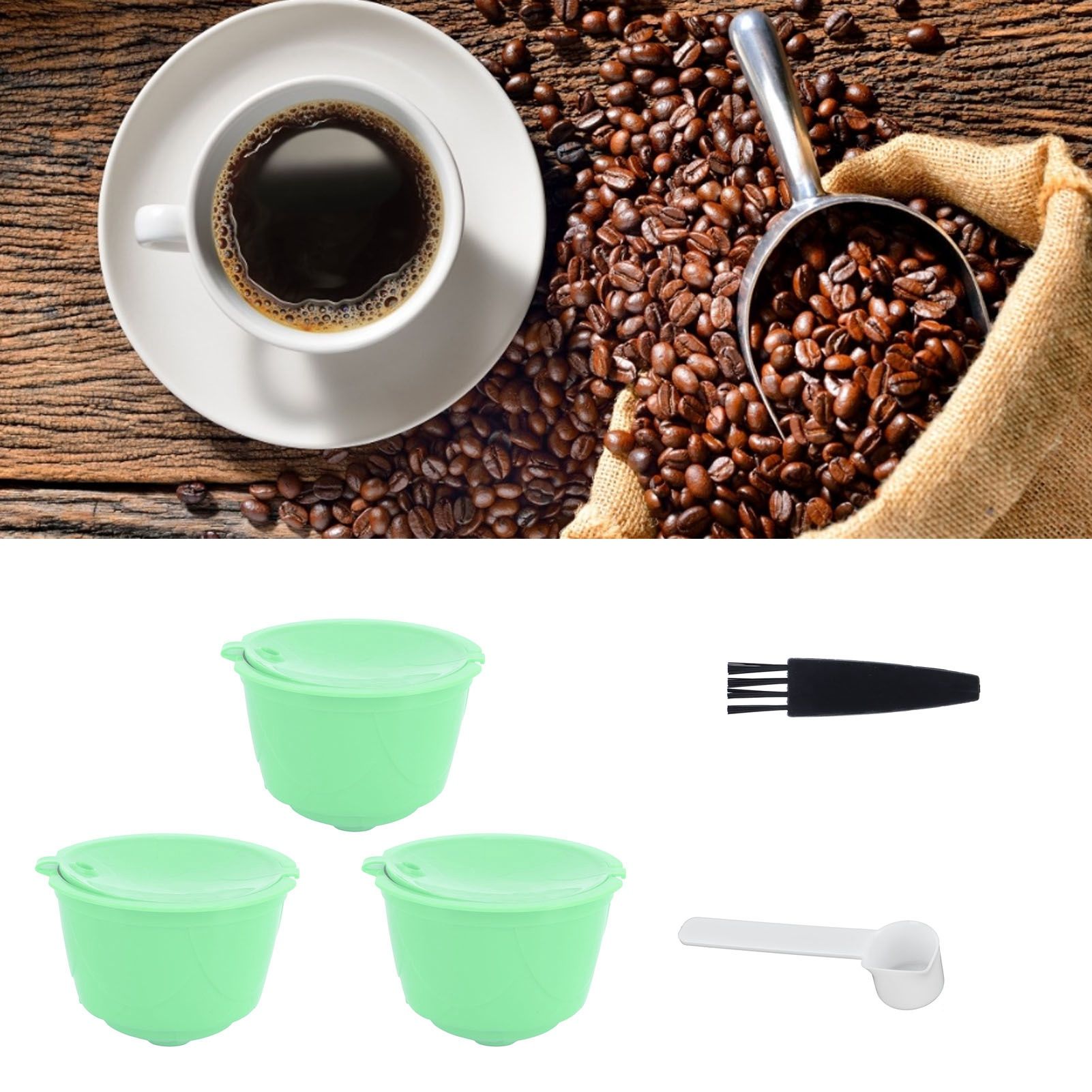 Coffee Capsule Set Stainless Steel Coffee Filter Cup for DOLCE GUSTO Coffee view 12