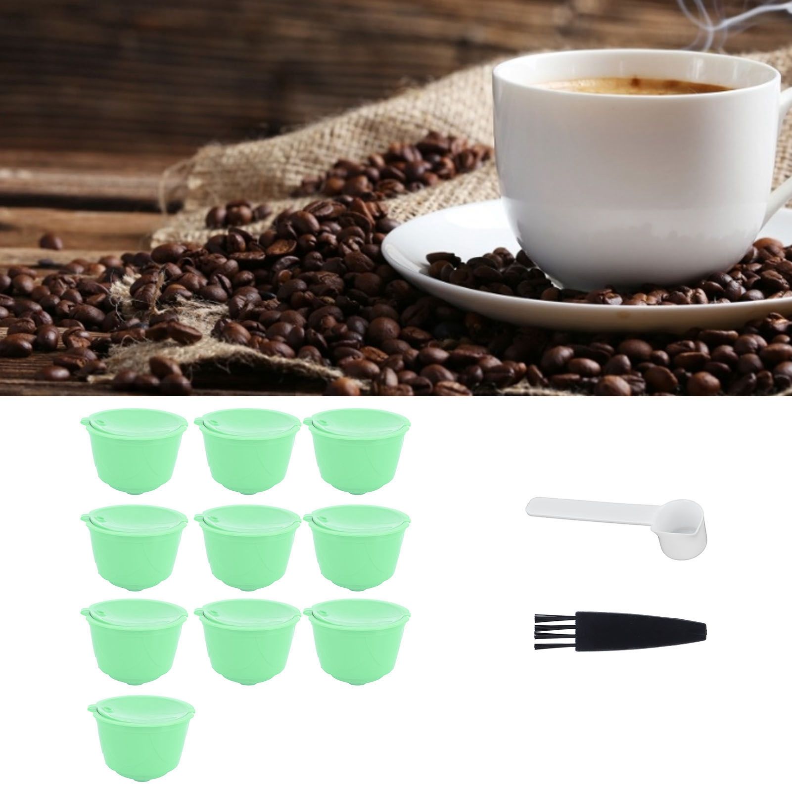 Coffee Capsule Set Stainless Steel Coffee Filter Cup for DOLCE GUSTO Coffee view 11