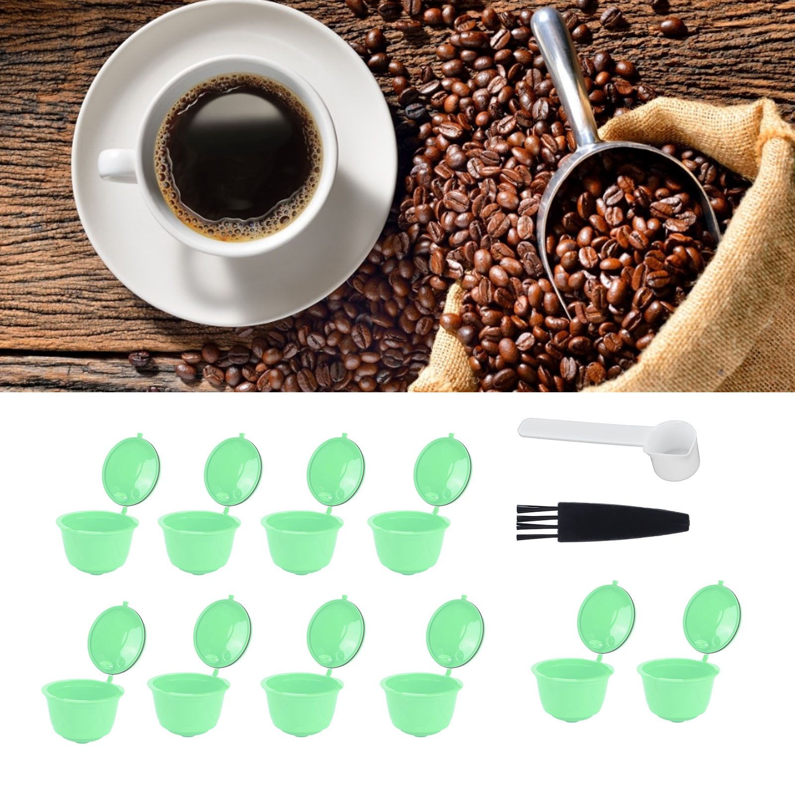 Coffee Capsule Set Stainless Steel Coffee Filter Cup for DOLCE GUSTO Coffee view 12