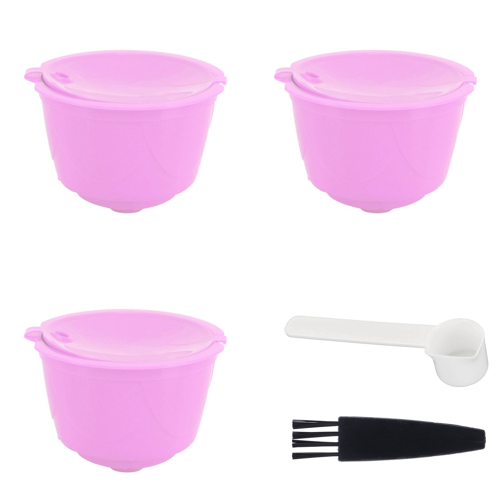 Reusable Capsules Set Refillable Coffee Filter Cup Pod for DOLCE GUSTO Coffee