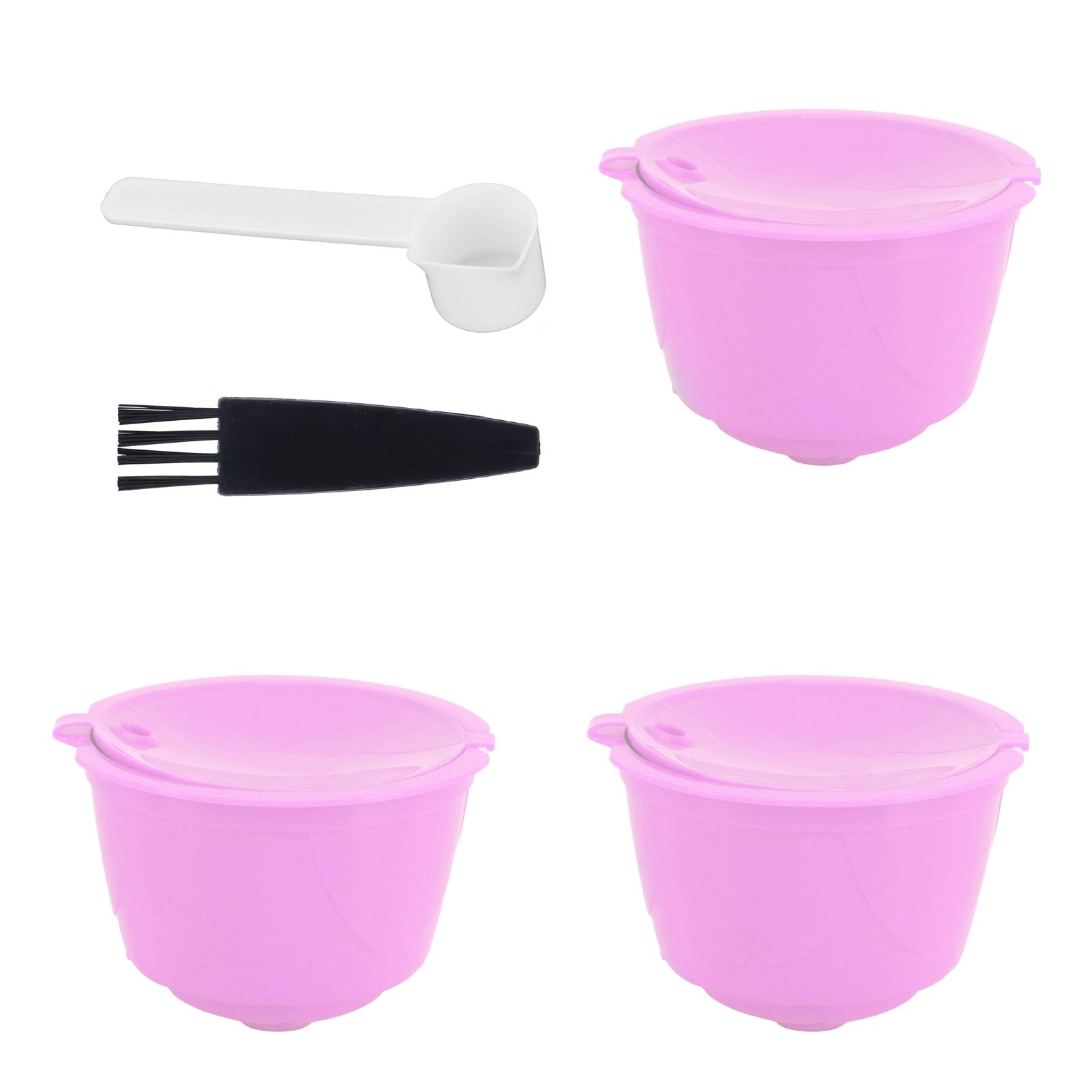 Reusable Capsules Set Refillable Coffee Filter Cup Pod for DOLCE GUSTO Coffee view 3