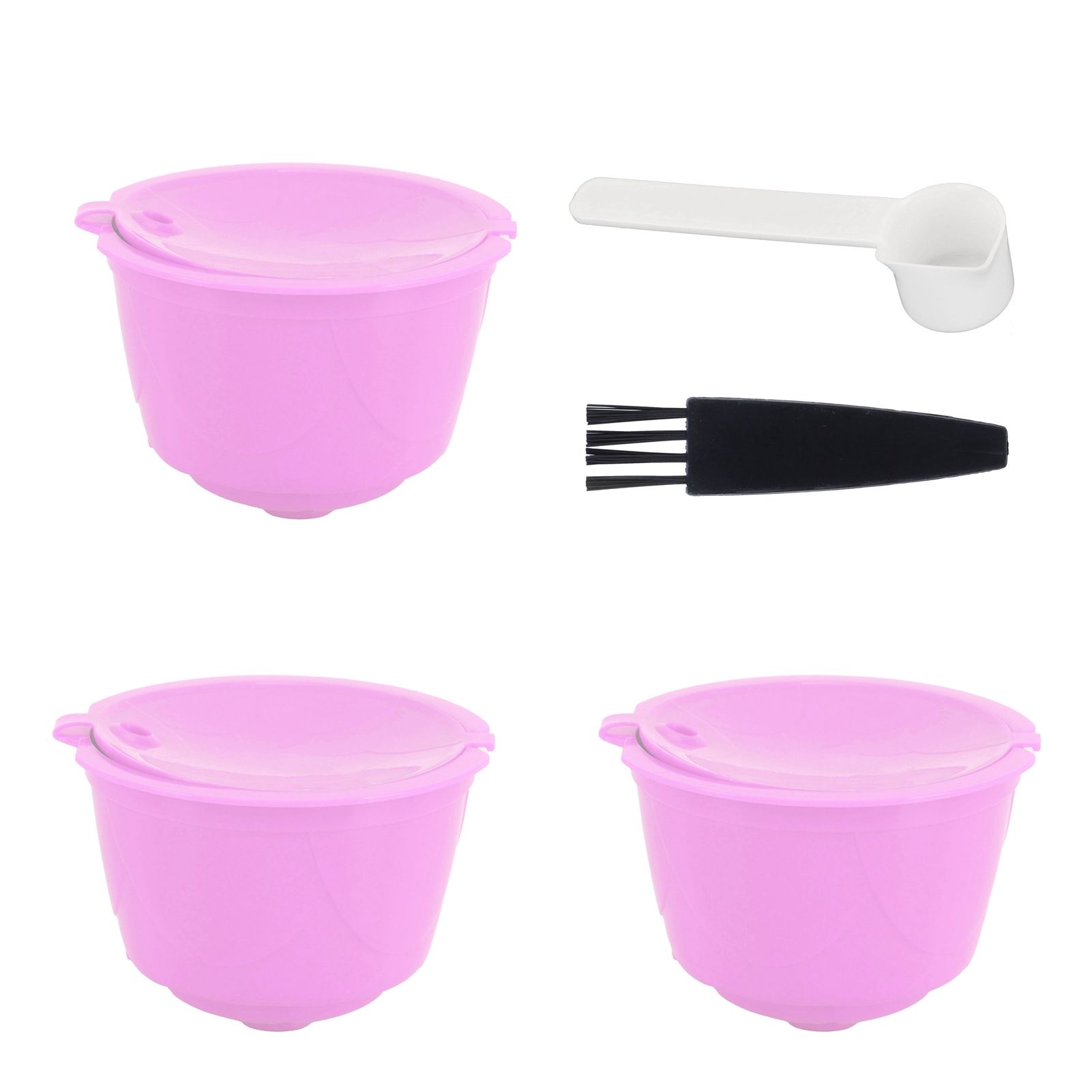 Reusable Capsules Set Refillable Coffee Filter Cup Pod for DOLCE GUSTO Coffee view 4