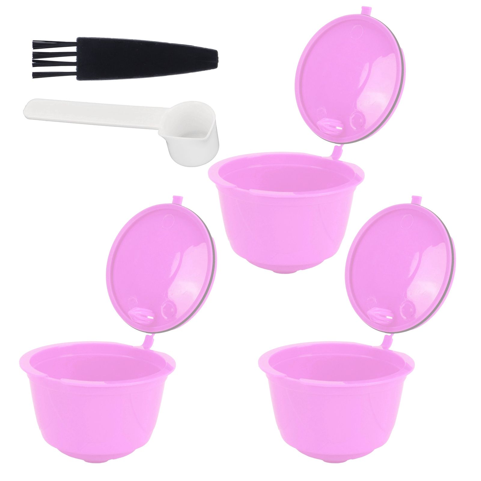 Reusable Capsules Set Refillable Coffee Filter Cup Pod for DOLCE GUSTO Coffee view 8