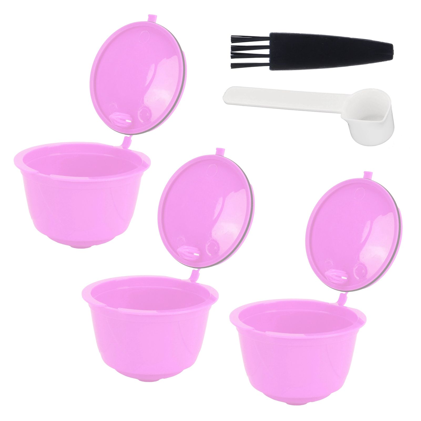 Reusable Capsules Set Refillable Coffee Filter Cup Pod for DOLCE GUSTO Coffee view 9