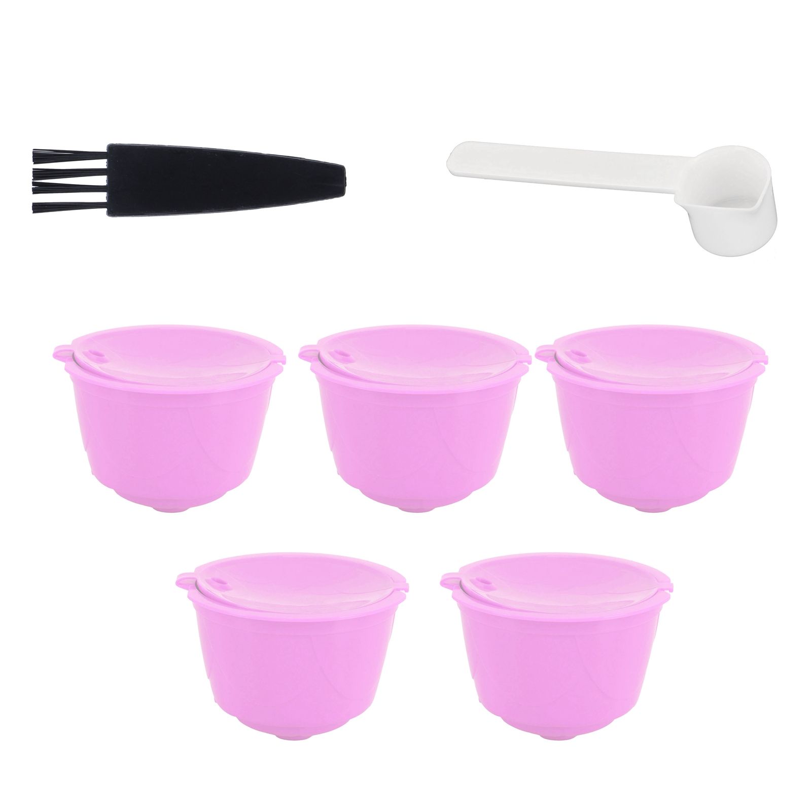 Reusable Capsules Set Refillable Coffee Filter Cup Pod for DOLCE GUSTO Coffee