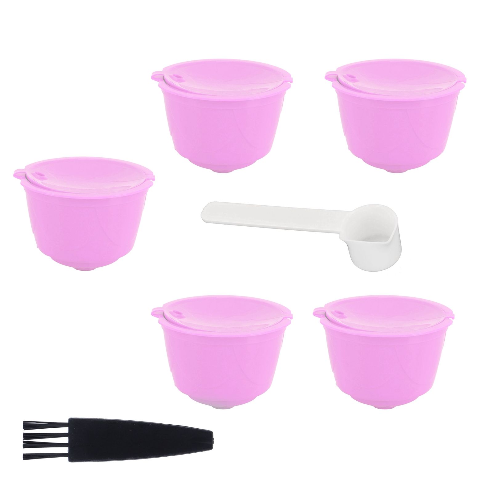 Reusable Capsules Set Refillable Coffee Filter Cup Pod for DOLCE GUSTO Coffee view 6