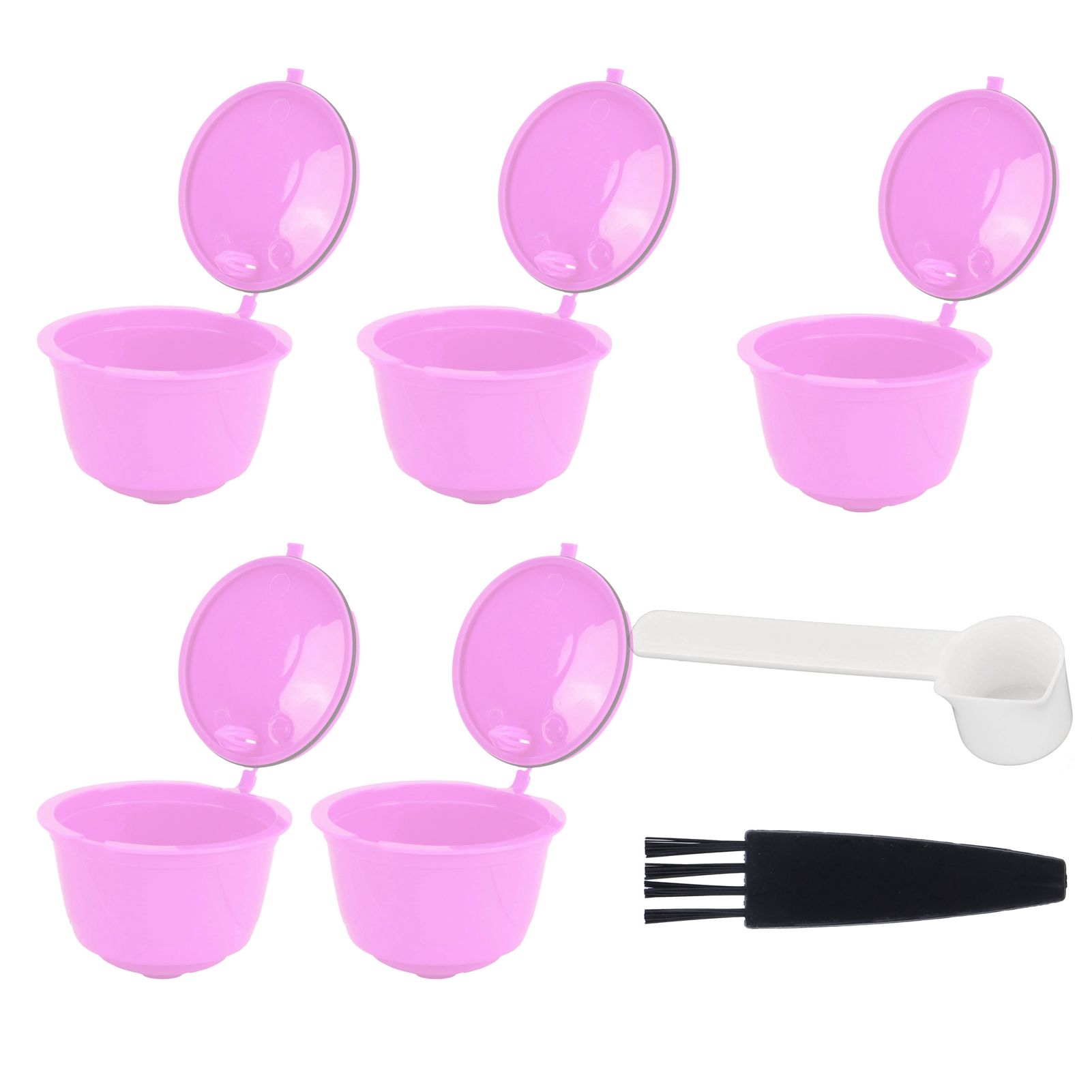 Reusable Capsules Set Refillable Coffee Filter Cup Pod for DOLCE GUSTO Coffee view 8