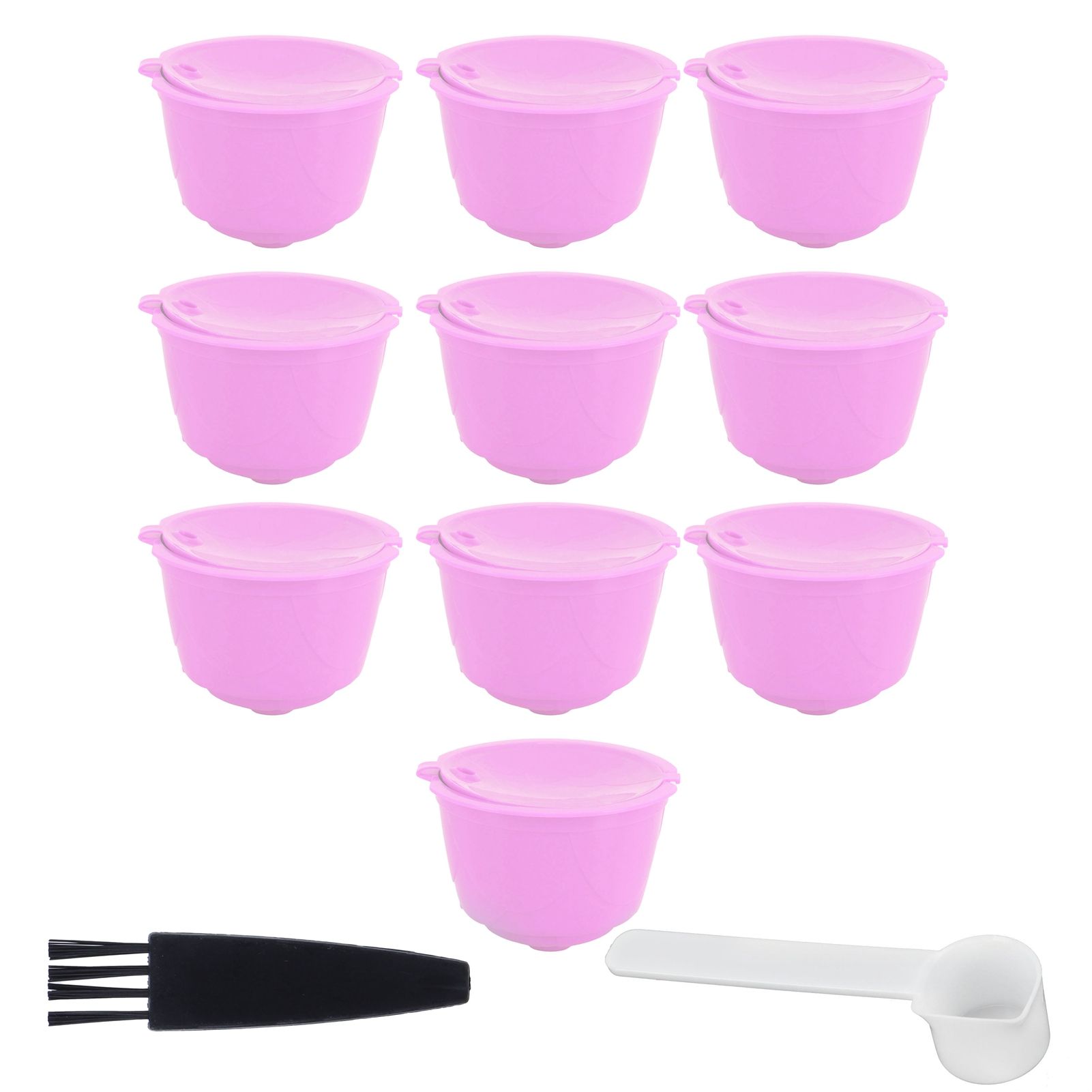 Reusable Capsules Set Refillable Coffee Filter Cup Pod for DOLCE GUSTO Coffee