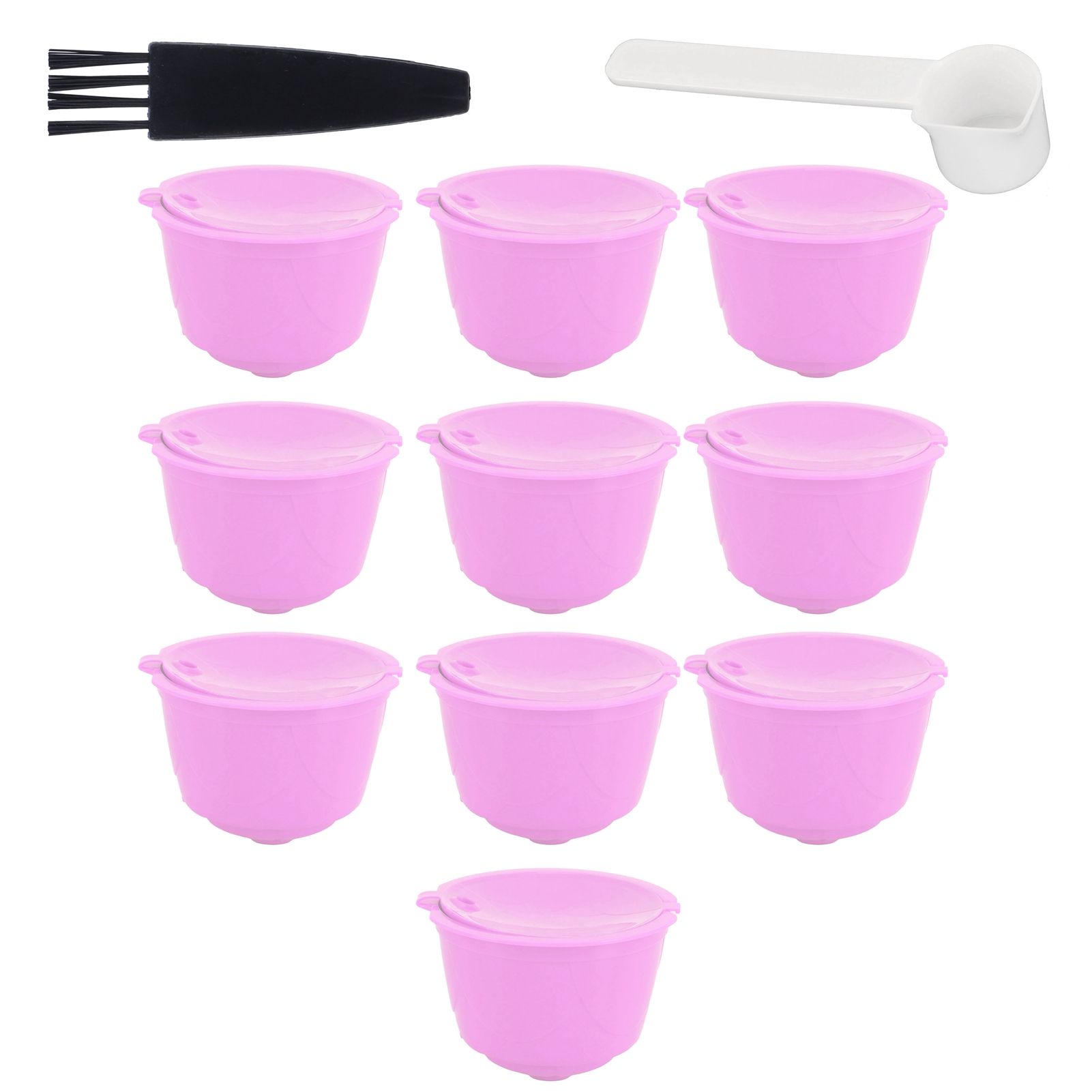 Reusable Capsules Set Refillable Coffee Filter Cup Pod for DOLCE GUSTO Coffee view 2