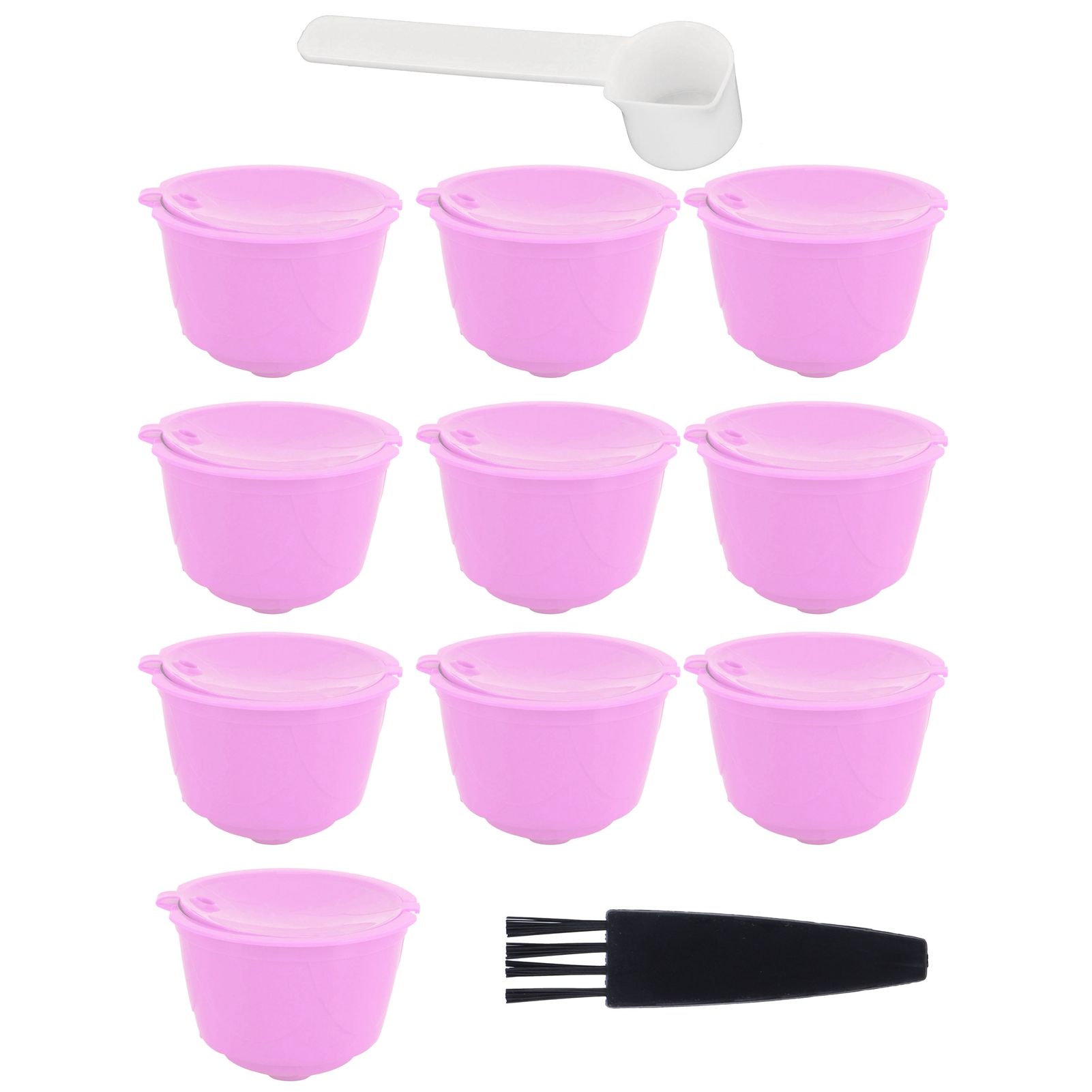 Reusable Capsules Set Refillable Coffee Filter Cup Pod for DOLCE GUSTO Coffee view 3