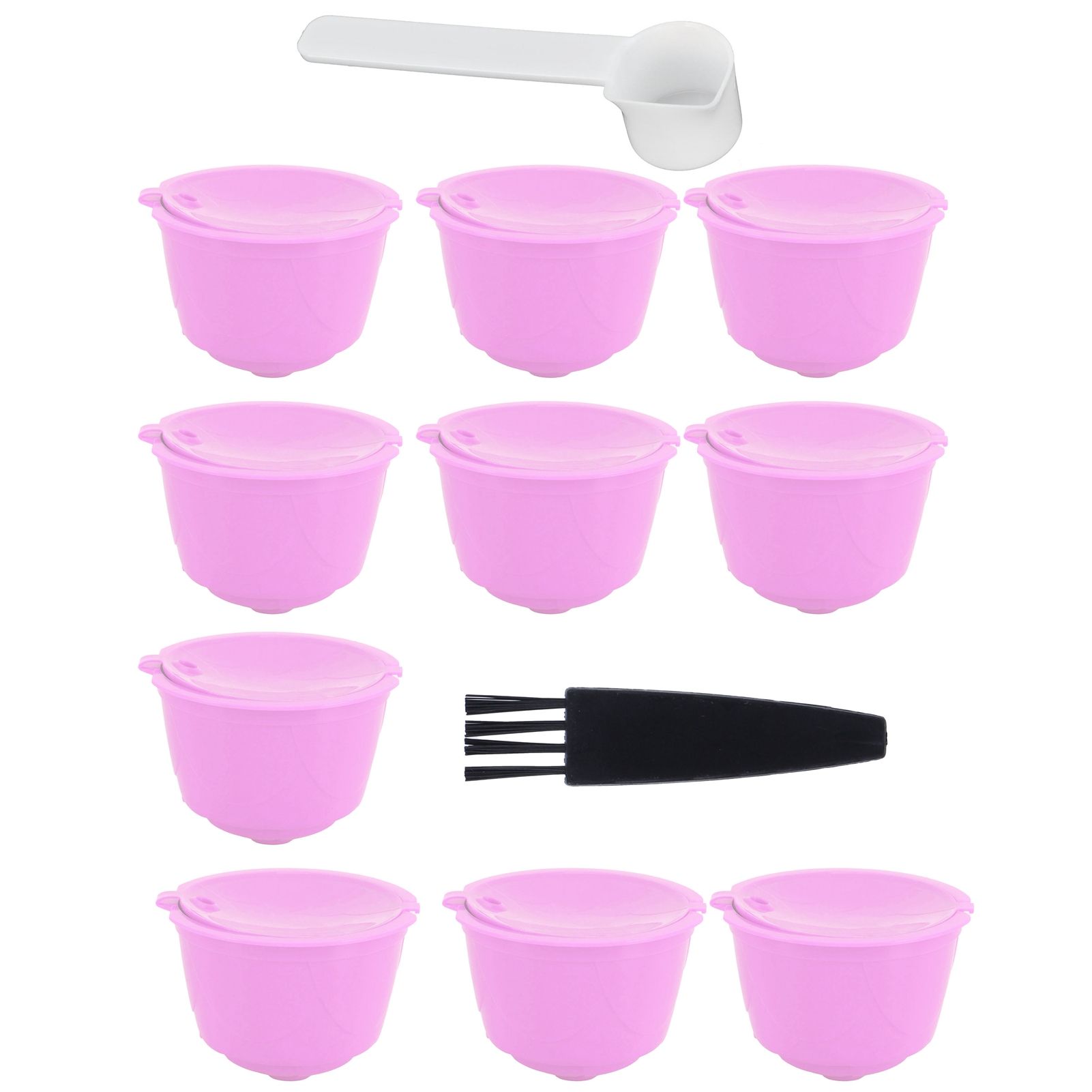 Reusable Capsules Set Refillable Coffee Filter Cup Pod for DOLCE GUSTO Coffee view 4