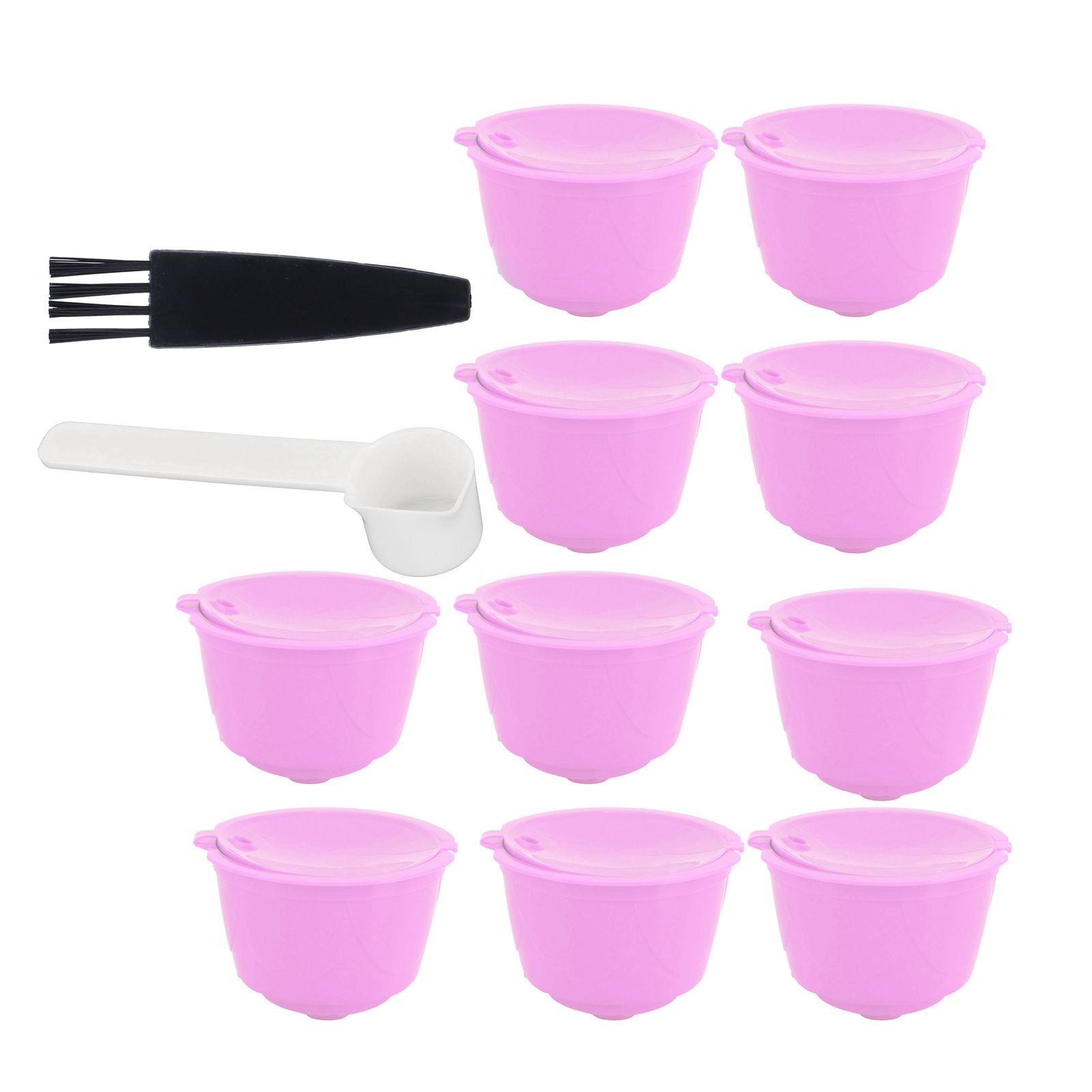 Reusable Capsules Set Refillable Coffee Filter Cup Pod for DOLCE GUSTO Coffee view 5