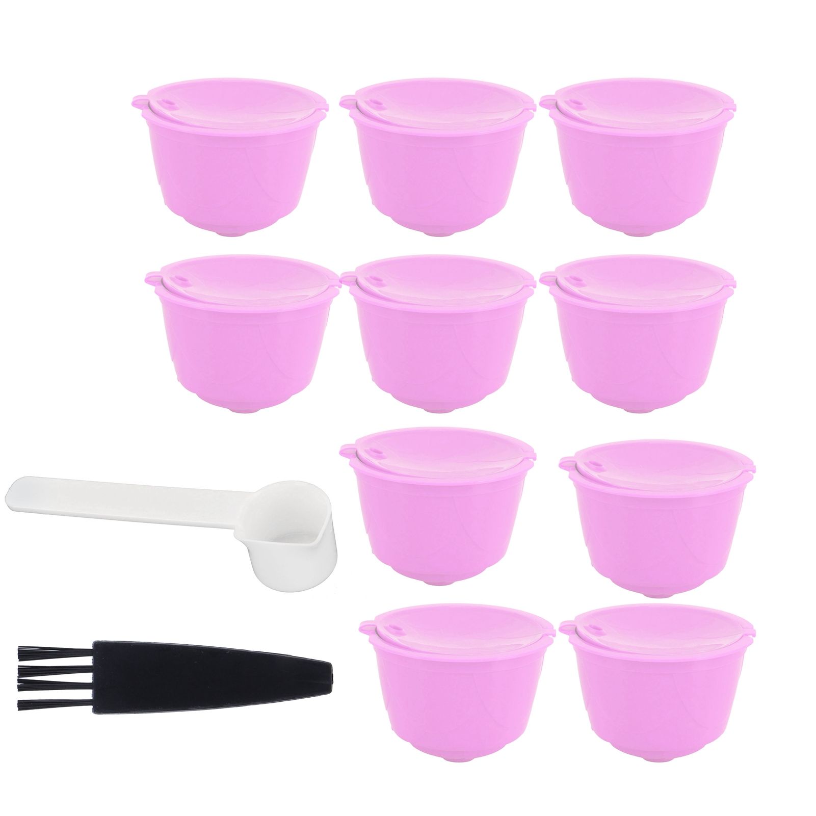 Reusable Capsules Set Refillable Coffee Filter Cup Pod for DOLCE GUSTO Coffee view 6