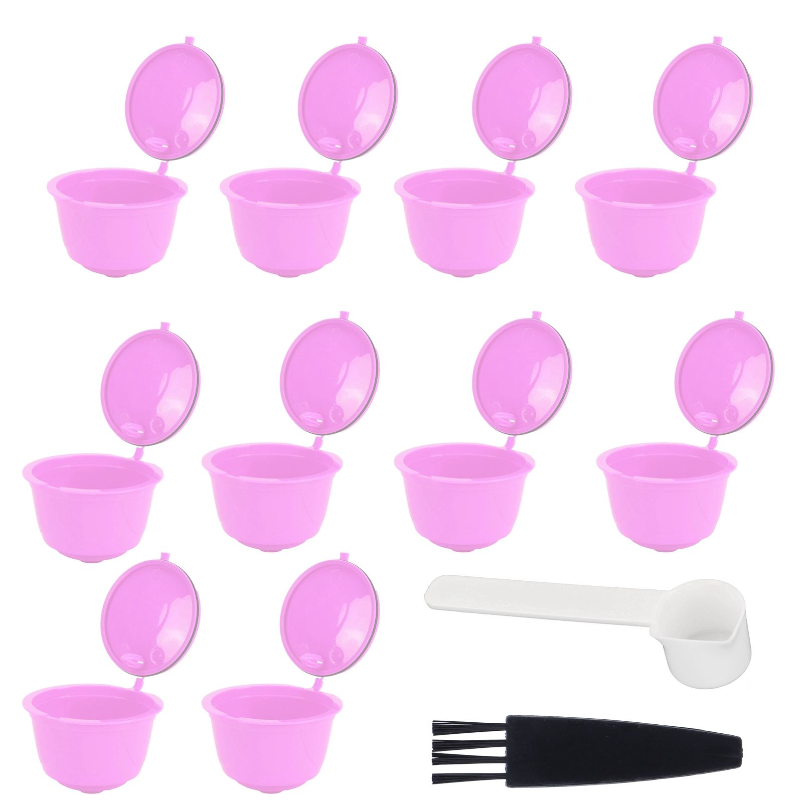 Reusable Capsules Set Refillable Coffee Filter Cup Pod for DOLCE GUSTO Coffee view 8
