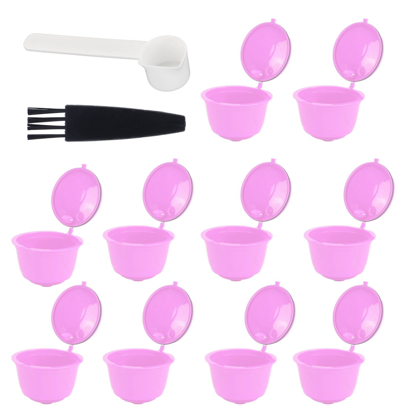 Reusable Capsules Set Refillable Coffee Filter Cup Pod for DOLCE GUSTO Coffee view 9
