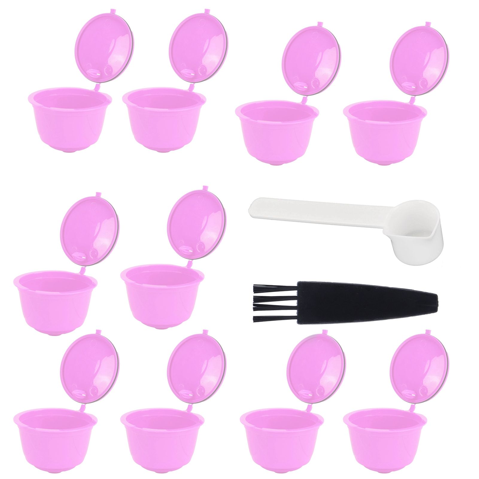 Reusable Capsules Set Refillable Coffee Filter Cup Pod for DOLCE GUSTO Coffee view 10