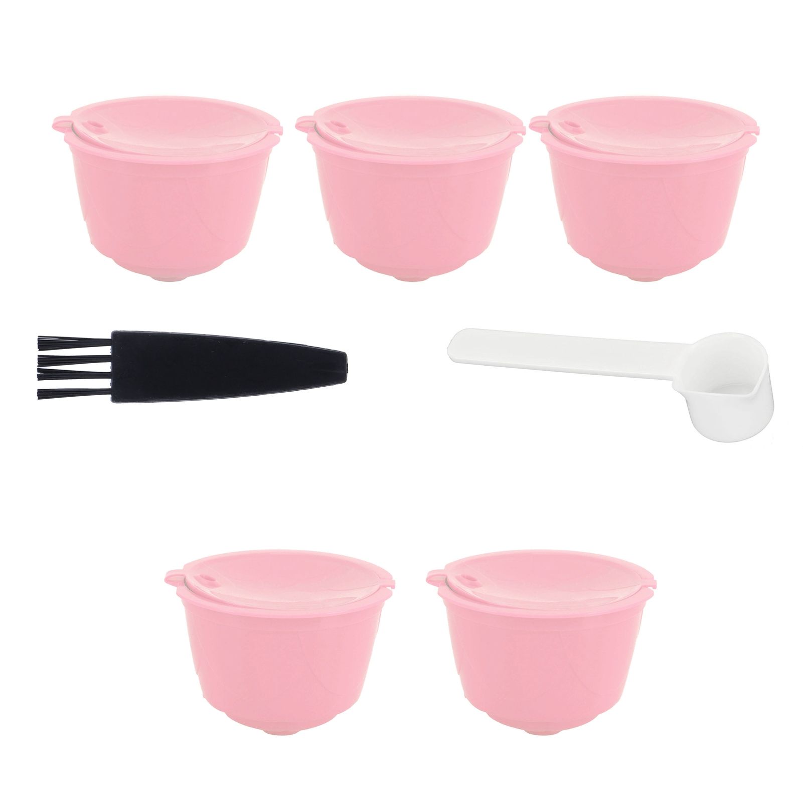 Coffee Capsules Reusable Refillable Coffee Filter Cup Kit Accessory for DOLCE view 3