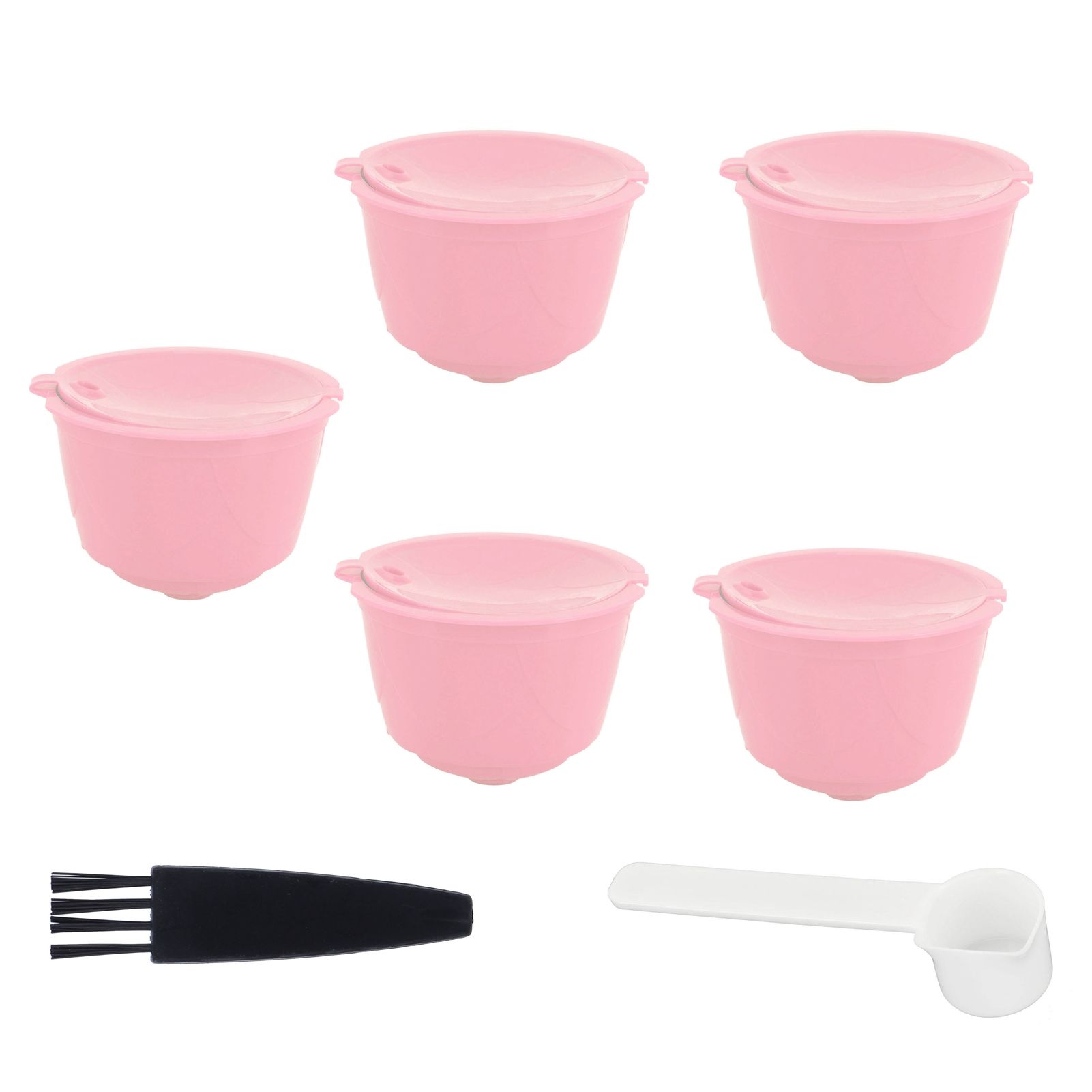 Coffee Capsules Reusable Refillable Coffee Filter Cup Kit Accessory for DOLCE view 5