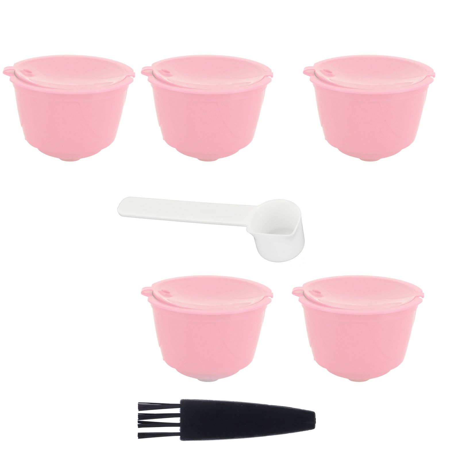 Coffee Capsules Reusable Refillable Coffee Filter Cup Kit Accessory for DOLCE view 7