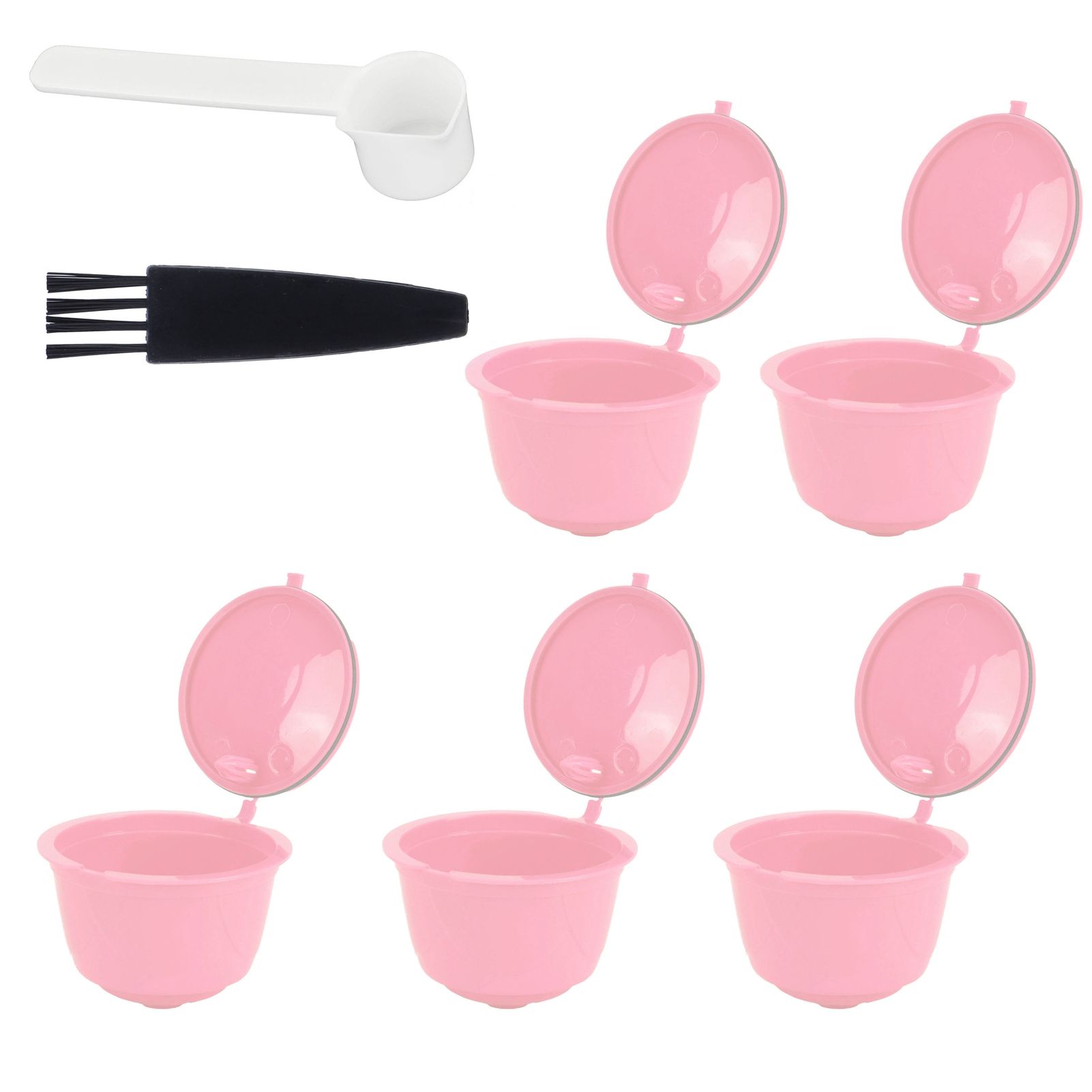 Coffee Capsules Reusable Refillable Coffee Filter Cup Kit Accessory for DOLCE view 9