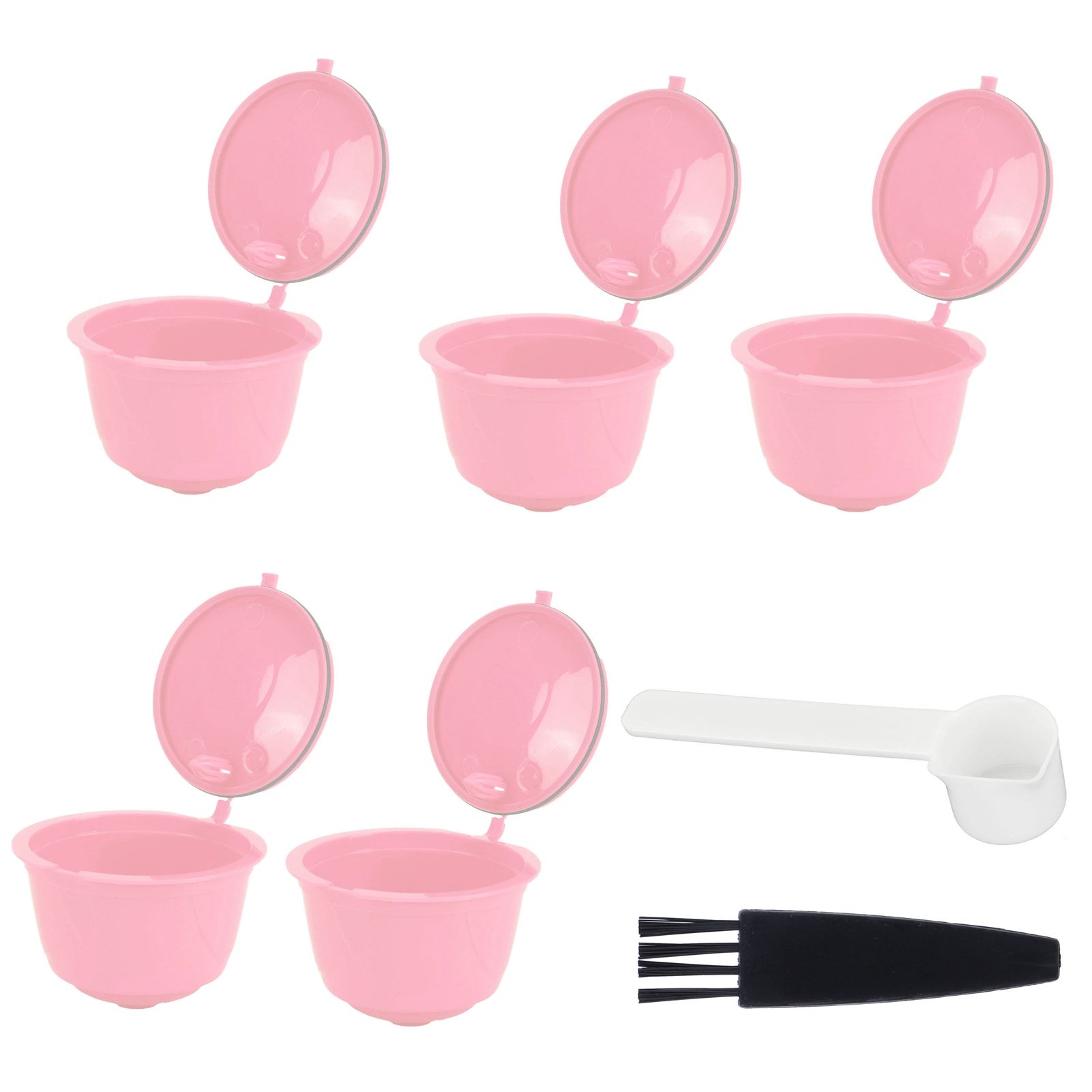 Coffee Capsules Reusable Refillable Coffee Filter Cup Kit Accessory for DOLCE view 10