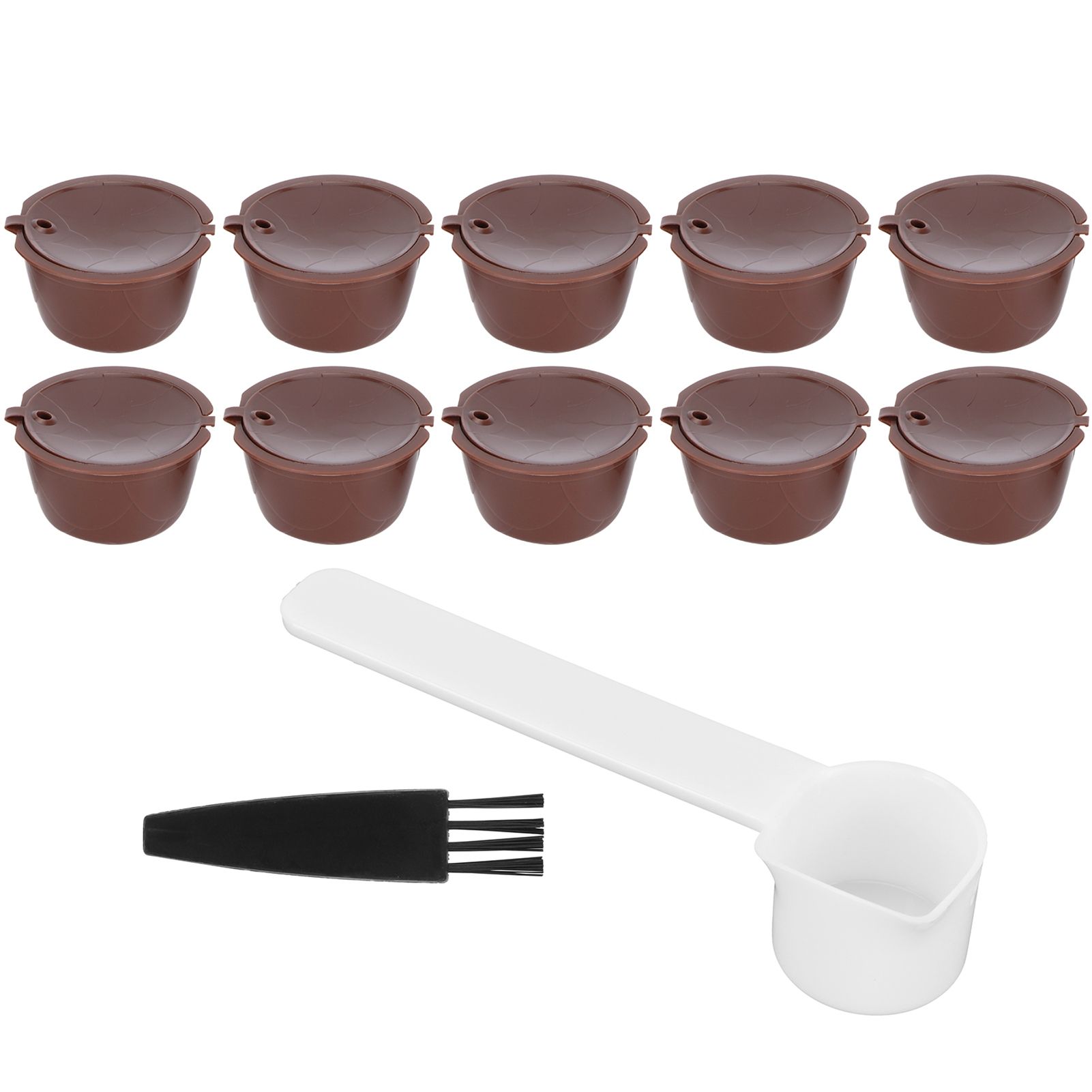Coffee Capsules Reusable Refillable Coffee Cup Filter Kit Fit for DOLCE GUSTO