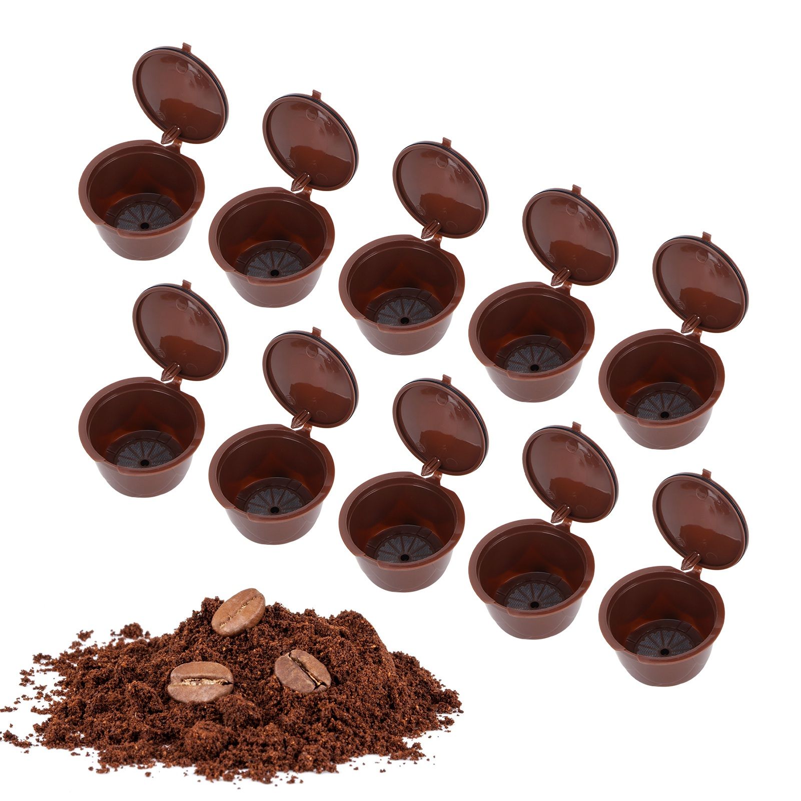 Coffee Capsules Reusable Refillable Coffee Cup Filter Kit Fit for DOLCE GUSTO view 12